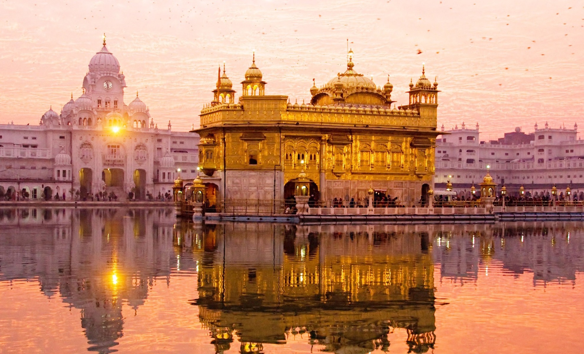 342846 Hintergrundbild herunterladen religiös, harmandir sahib, amritsar, goldener tempel, hamandir sahib, indien, tempel - Bildschirmschoner und Bilder kostenlos