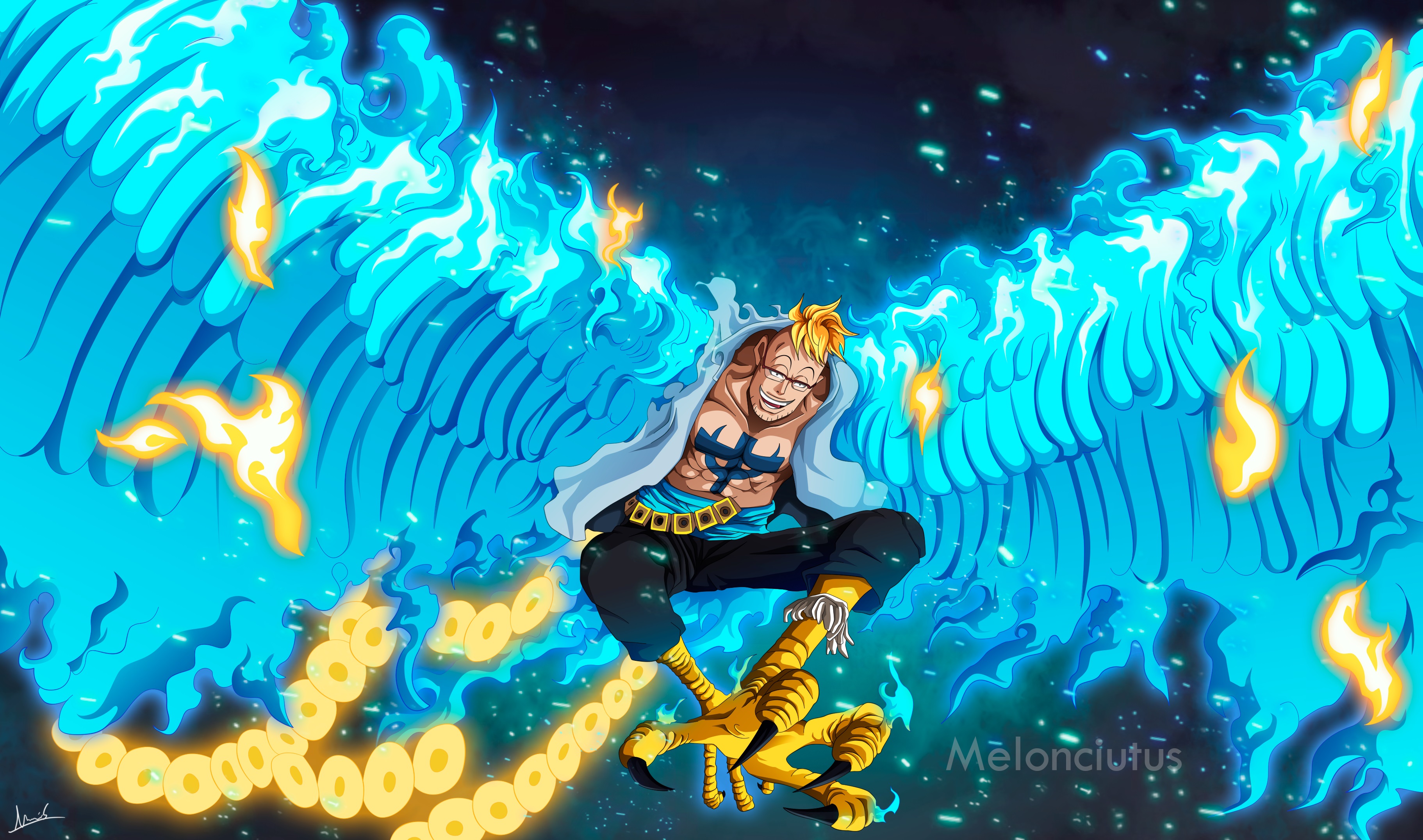 HD wallpaper anime, one piece, marco (one piece)