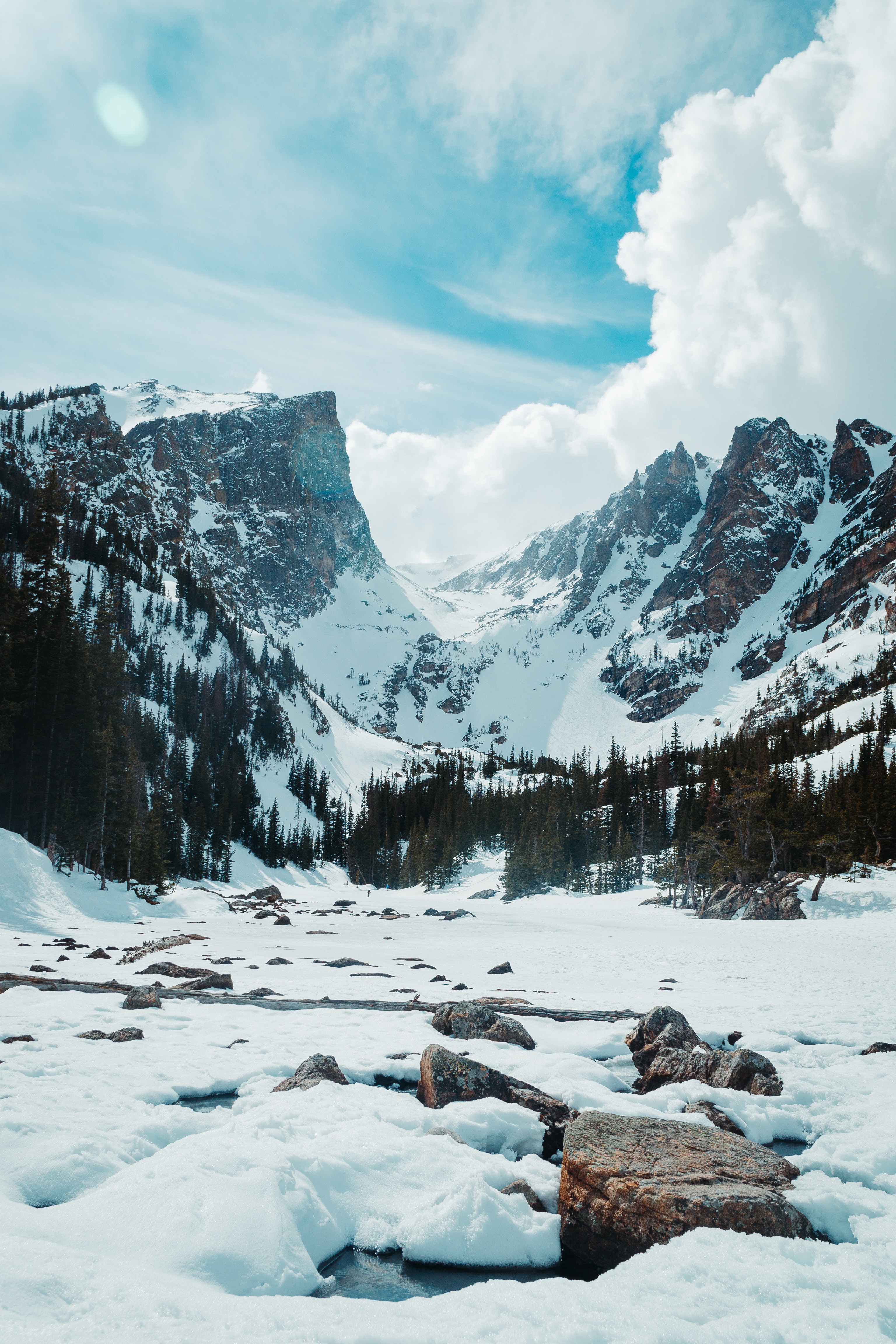 snow, snow covered, nature, stones, mountains, rocks, snowbound cellphone