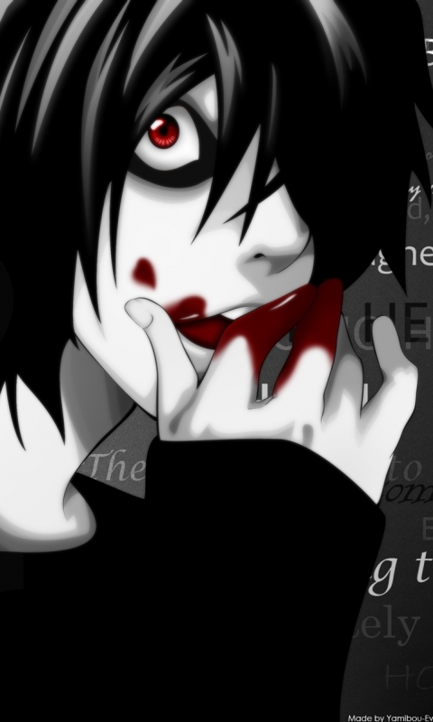 Mobile wallpaper anime, death note, bb (death note)