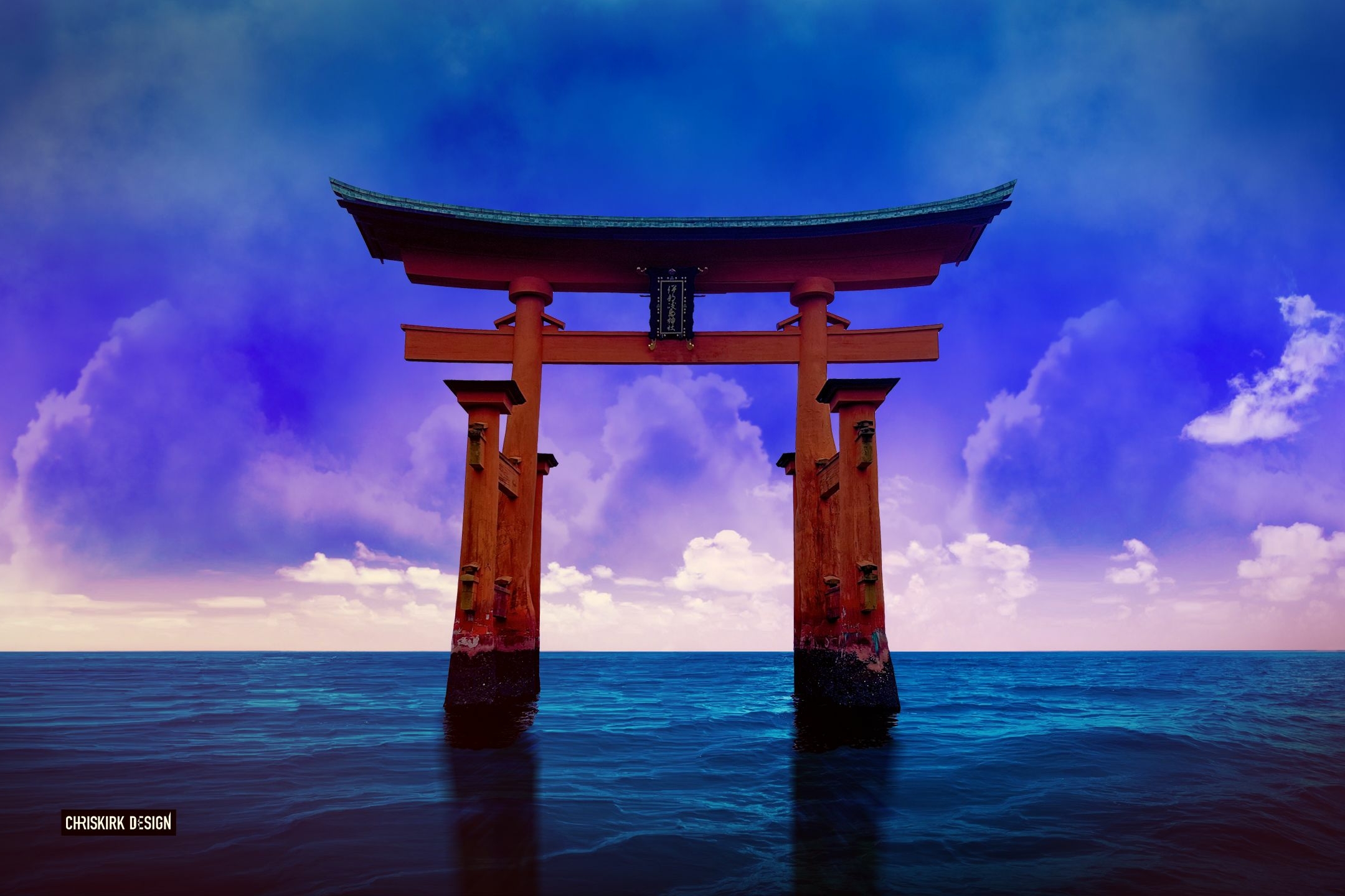 1422654 télécharger le fond d'écran religieux, porte d'itsukushima, sanctuaire, tombeau, horizon, torii, japonais - économiseurs d'écran et images gratuitement