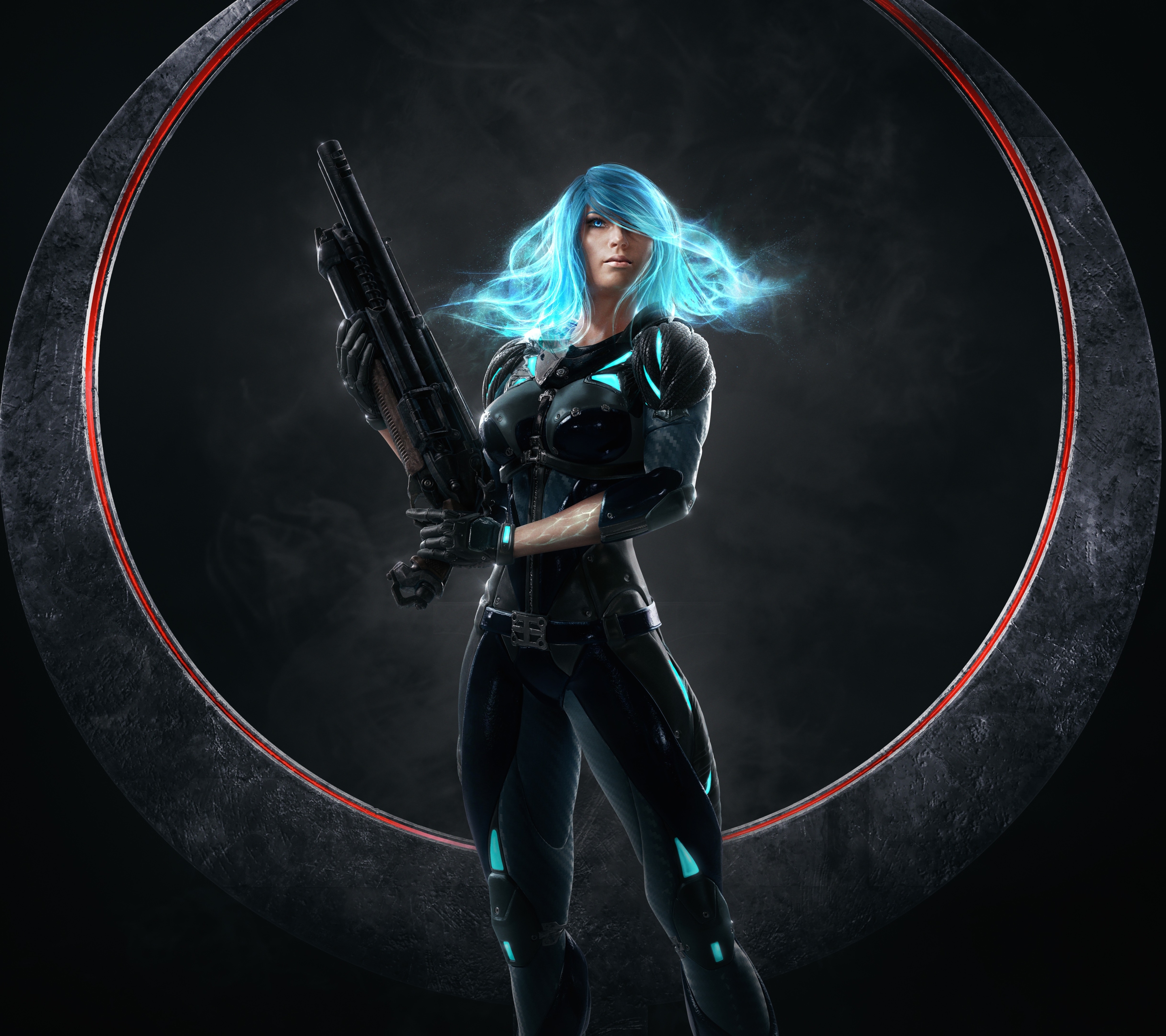 Nyx (Quake Champions) Desktop Background Image