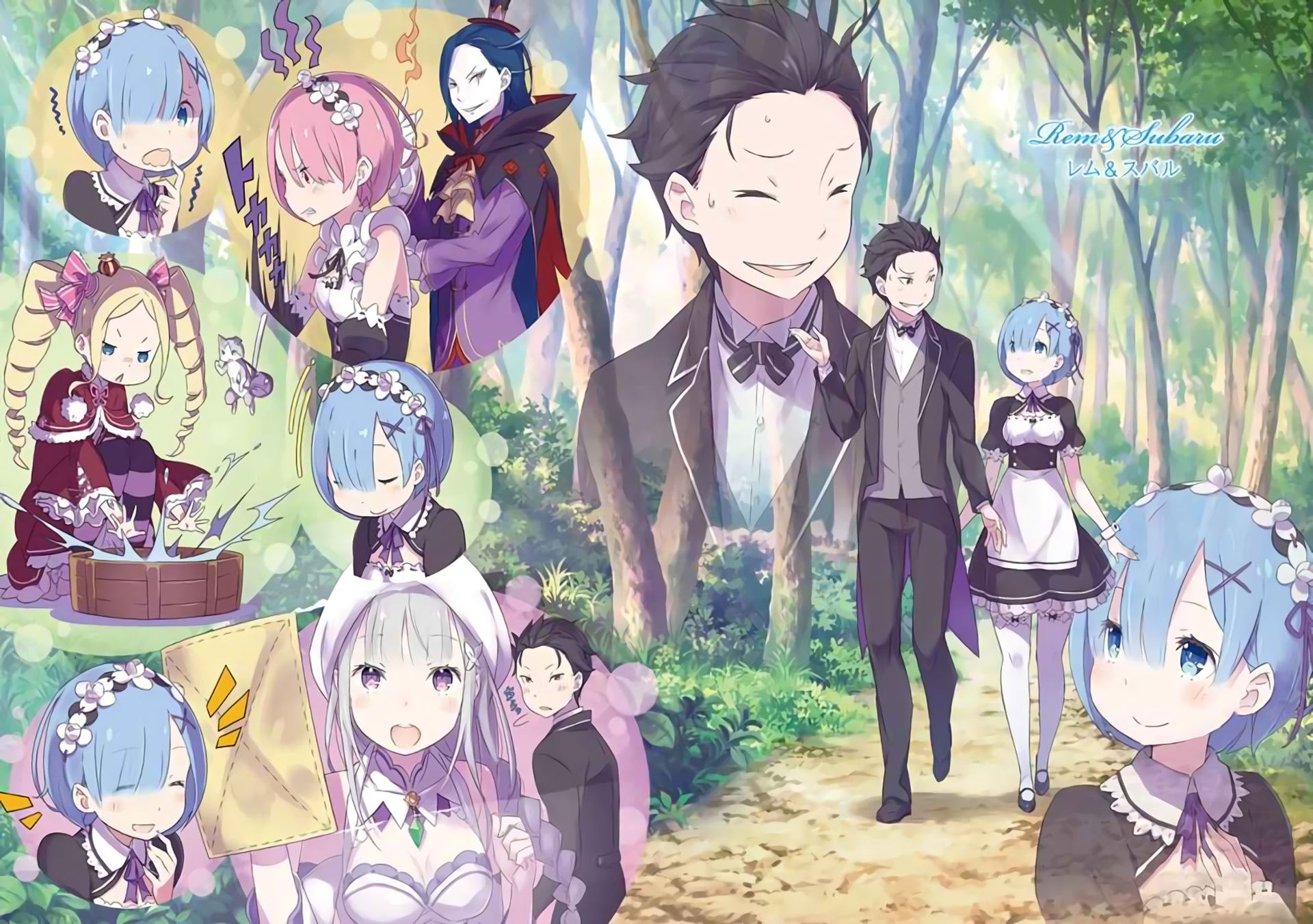 Re zero карта мира