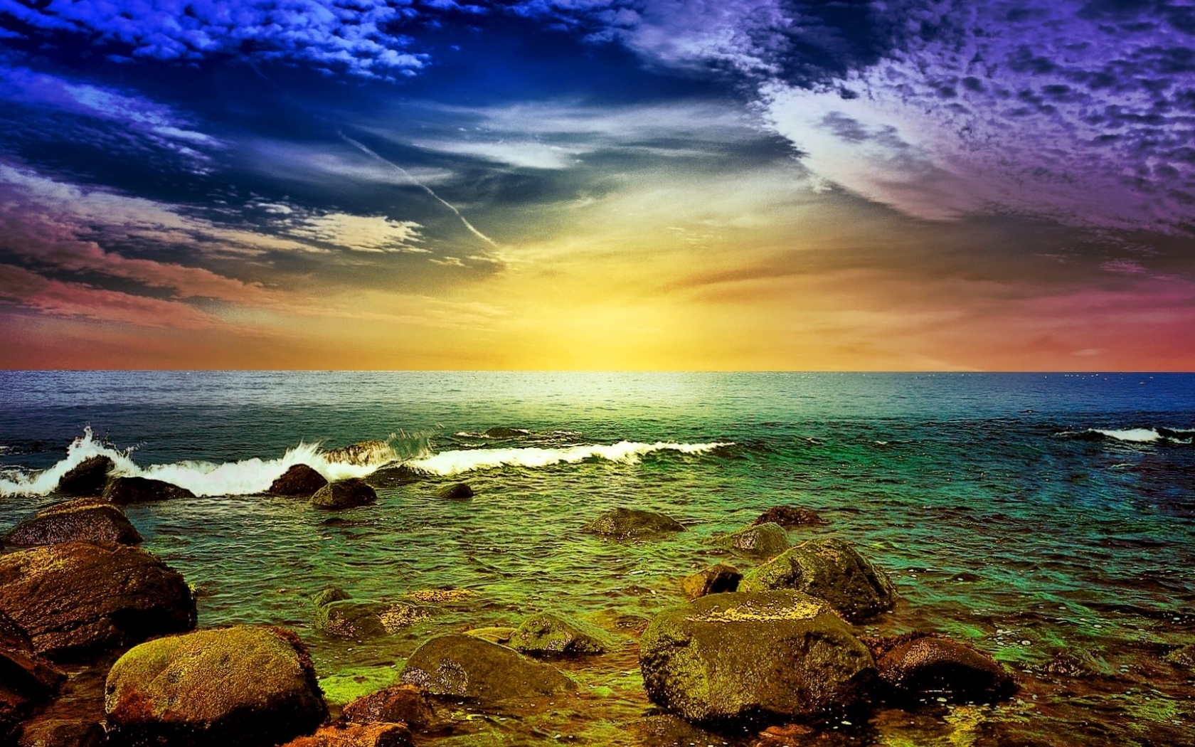無料モバイル壁紙自然, 海, 日没, 風景をダウンロードします。