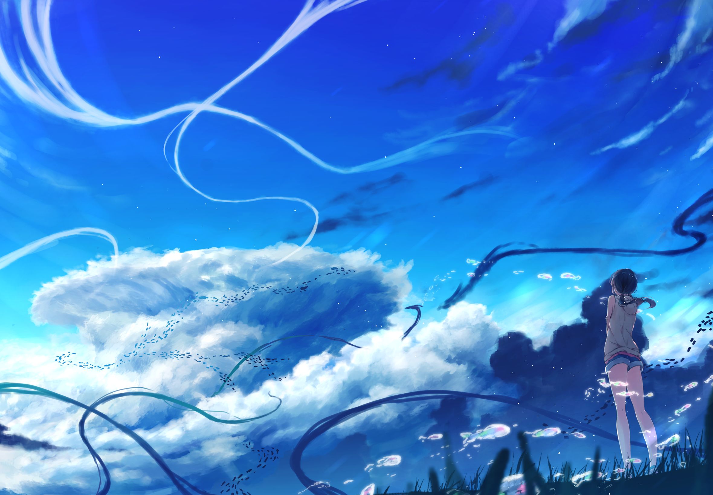 Anime Sky Images  90 Images backgrounds