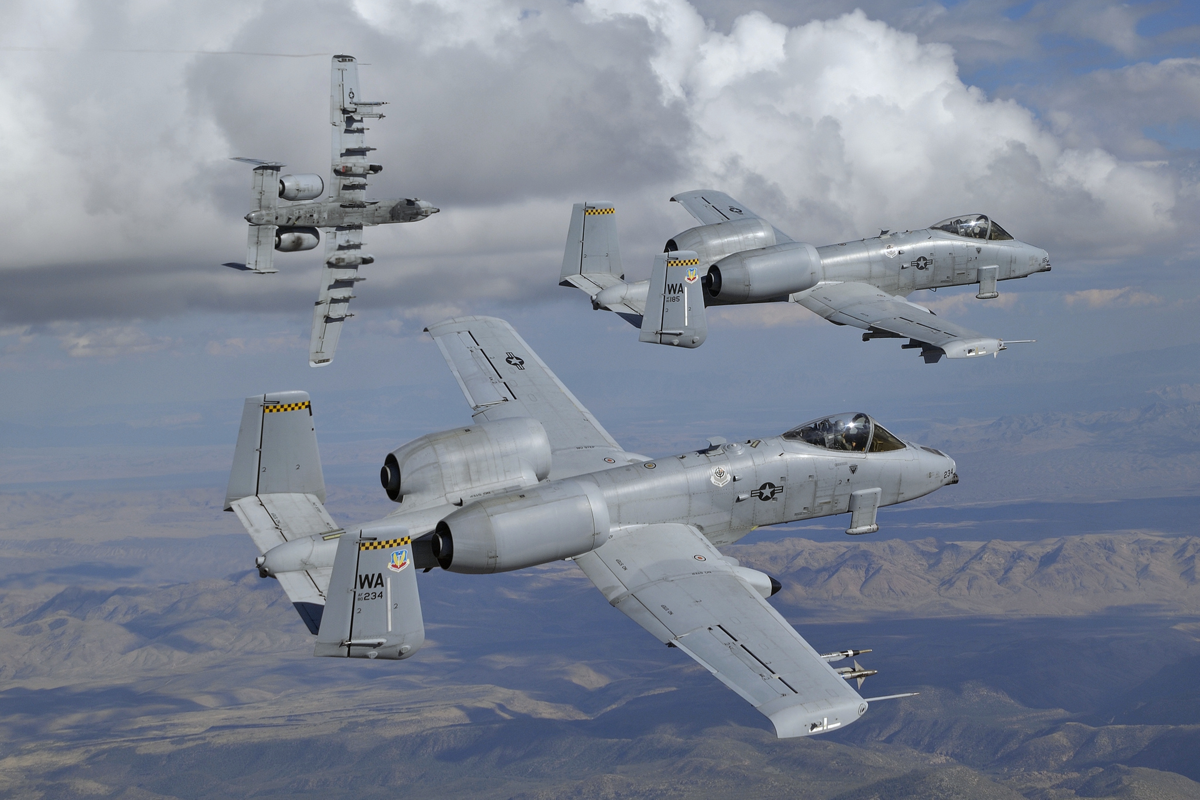 Free HD military, fairchild republic a 10 thunderbolt ii, aircraft, warplane, jet fighters