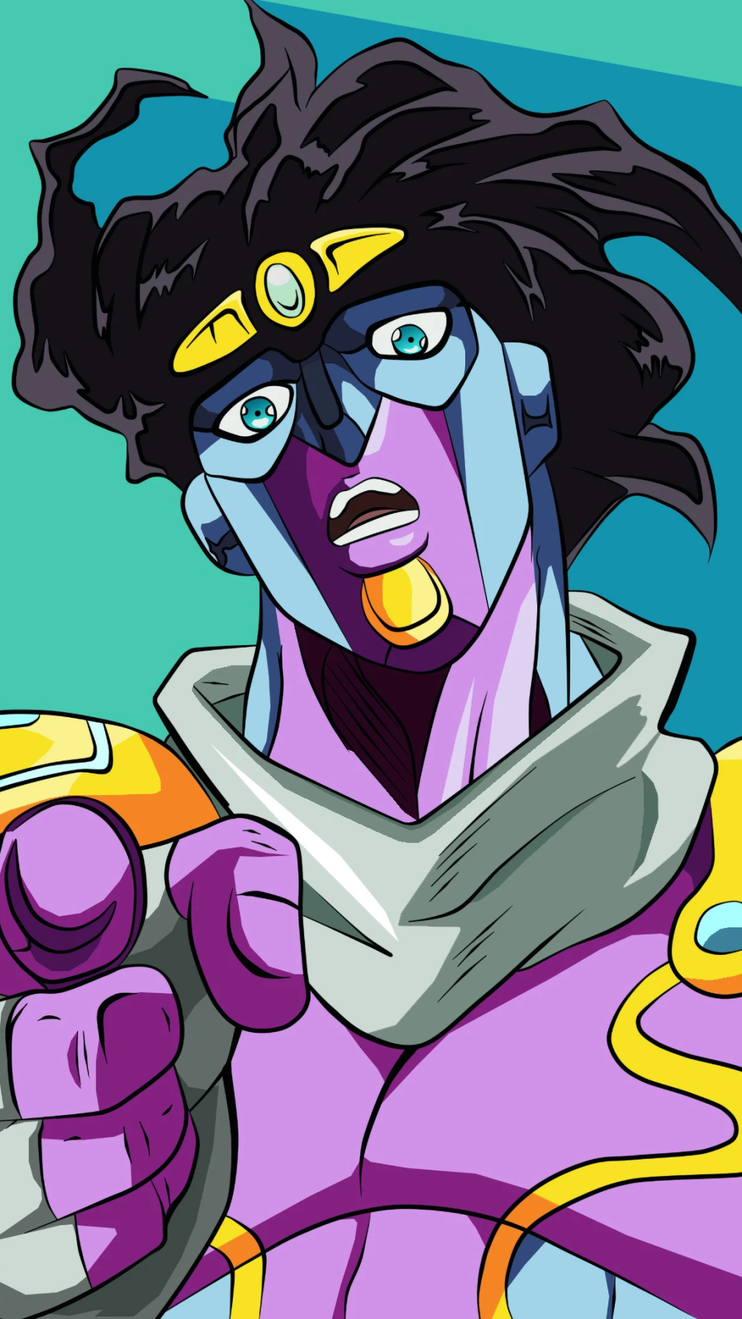 Star platinum рисовать