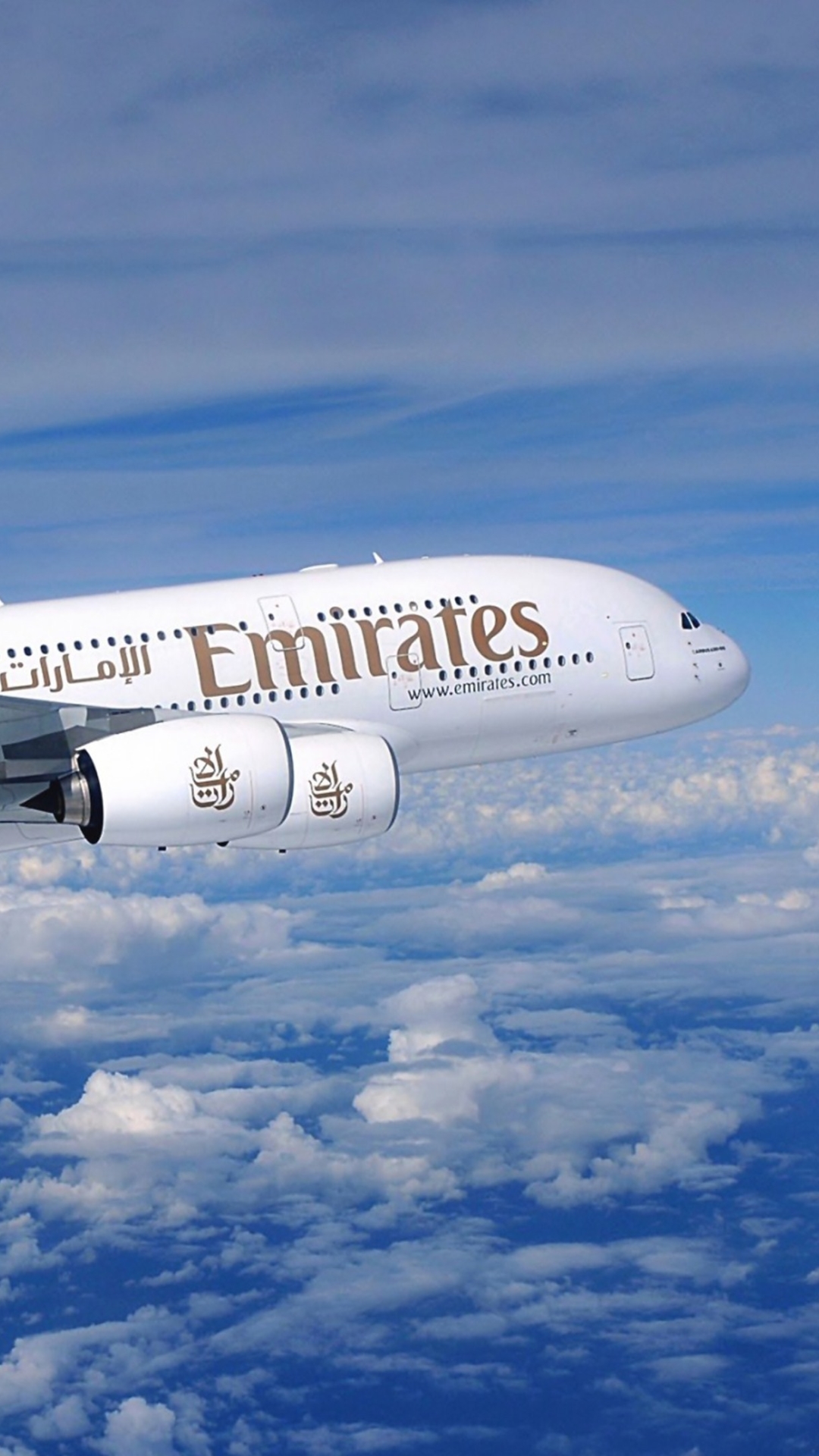 emirates, airbus a380, vehicles, airplane, aircraft, cloud cellphone