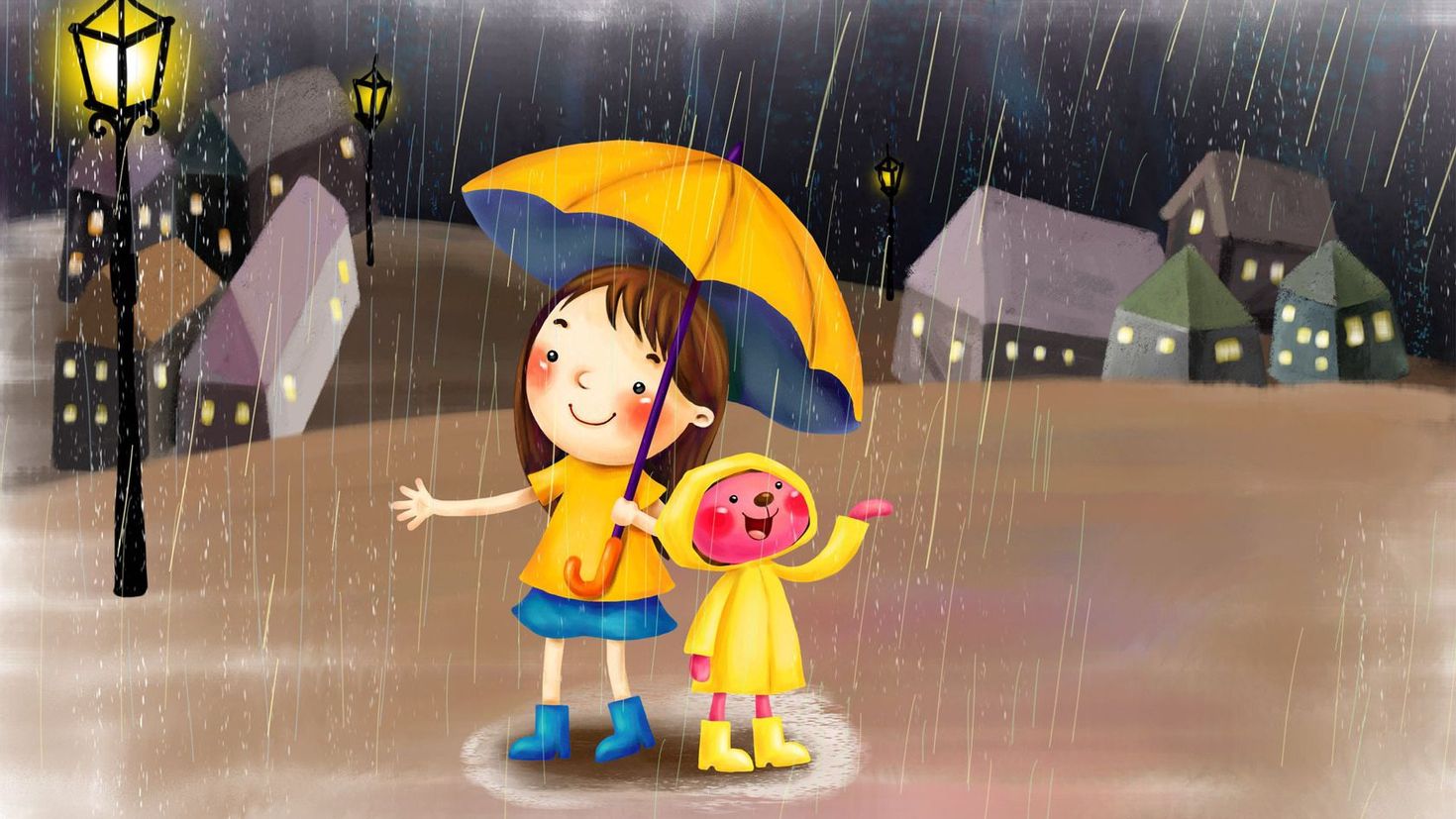 Веселый дождь песня