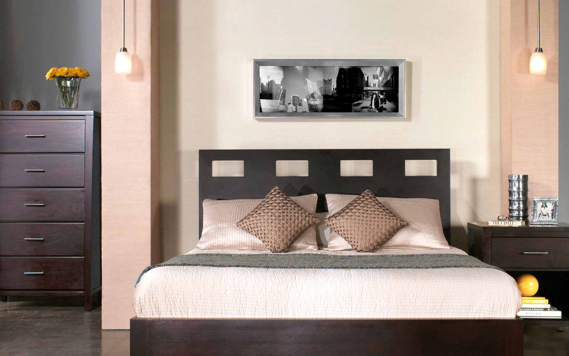 bed, interior, miscellanea, miscellaneous, design, furniture Aesthetic wallpaper