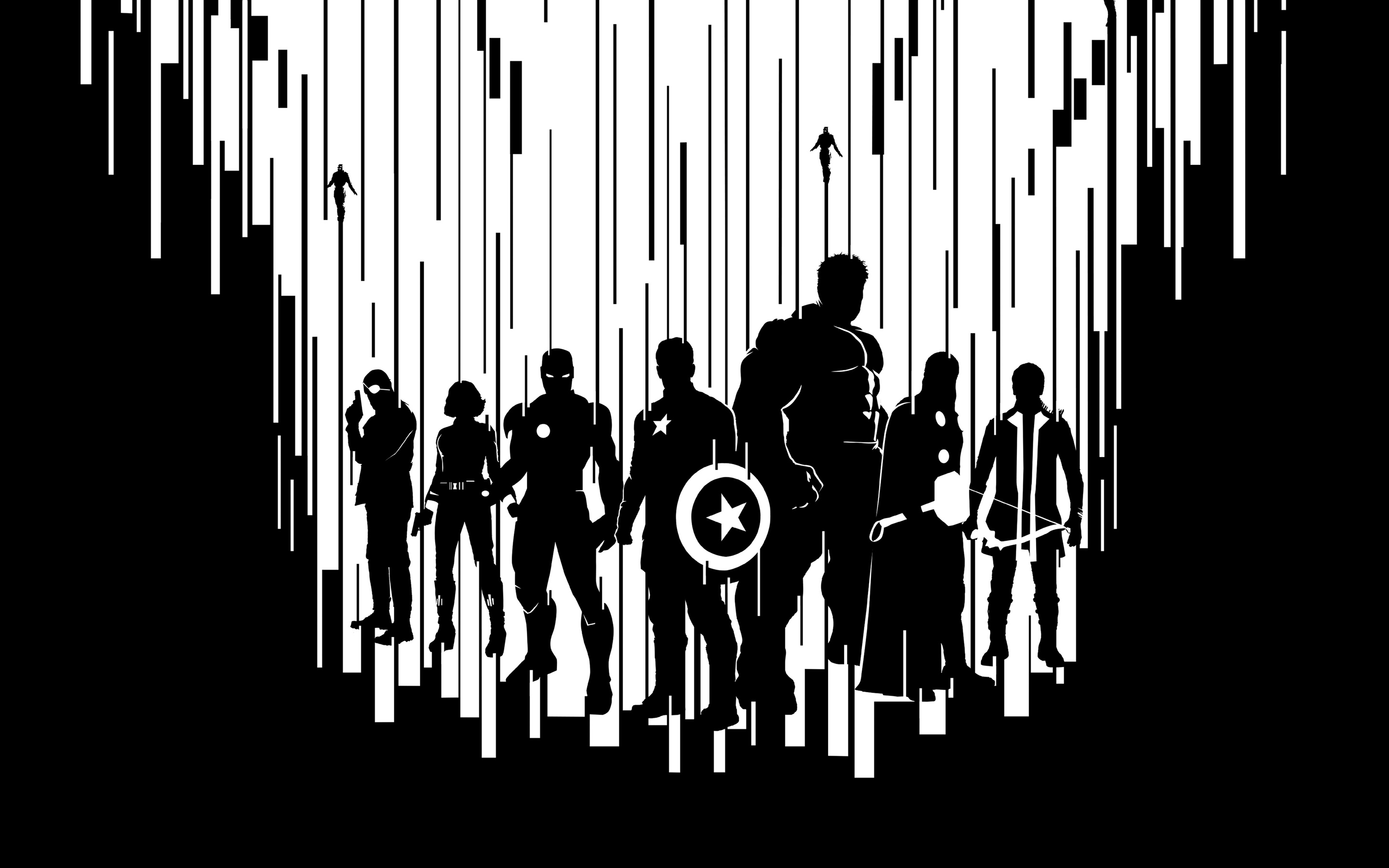 captain america, iron man, avengers: age of ultron, movie, black widow, hawkeye, hulk, natasha romanoff, nick fury, thor, the avengers Phone Background