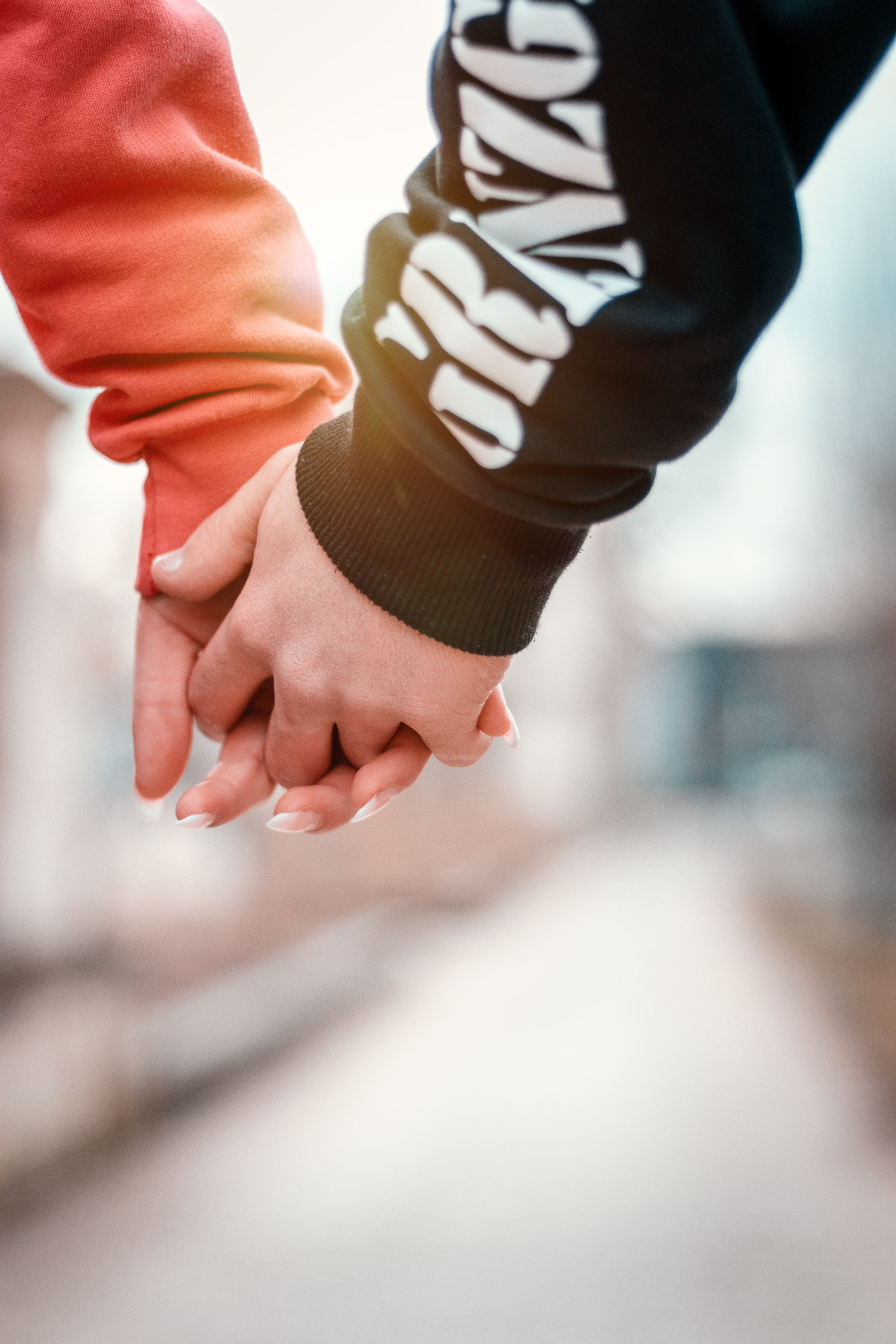 Download mobile wallpaper Hands, Tenderness, Touching, Touch, Pair, Couple, Romance, Love for free.