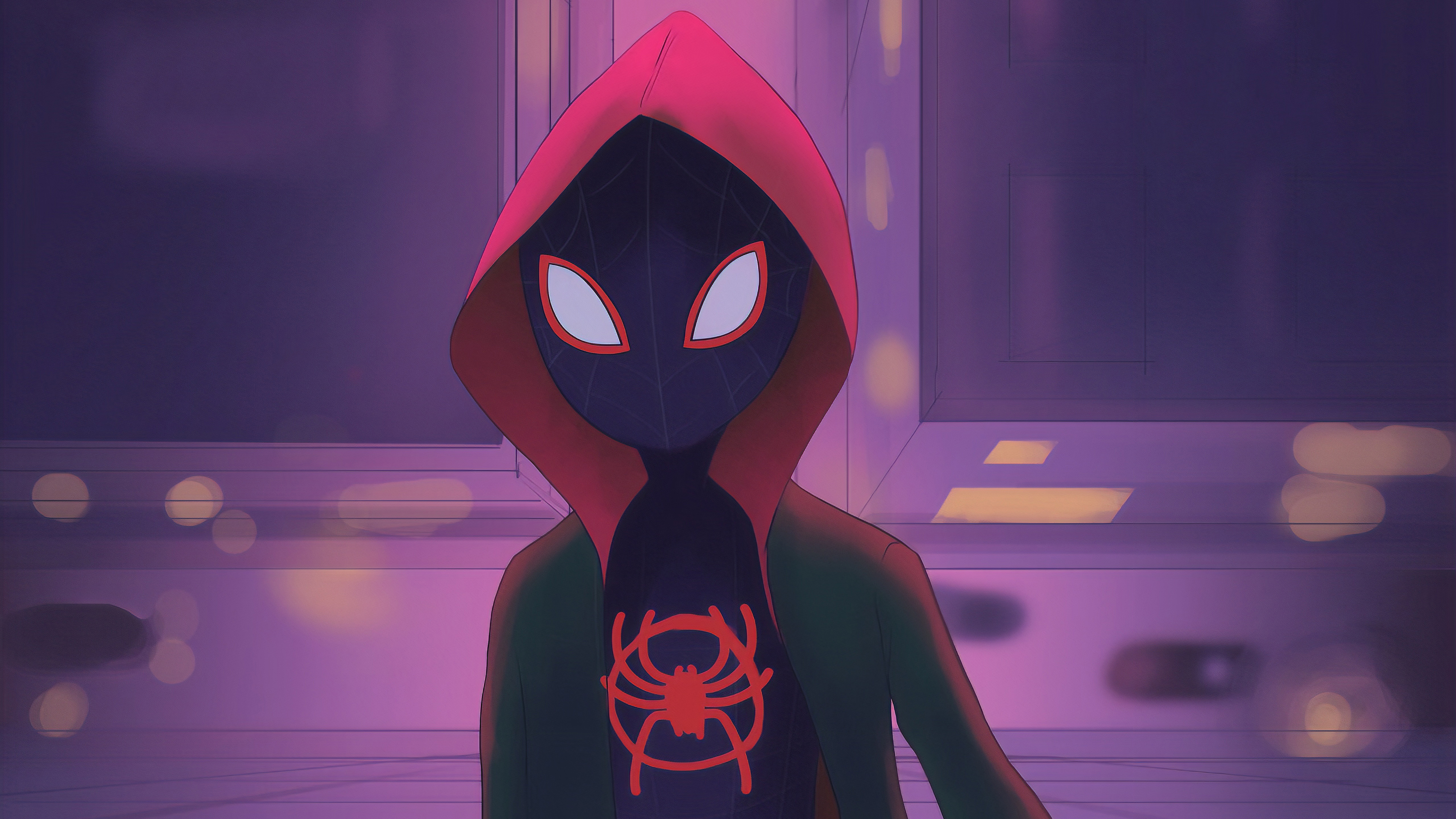 Miles morales Spider-man into the Spider Verse