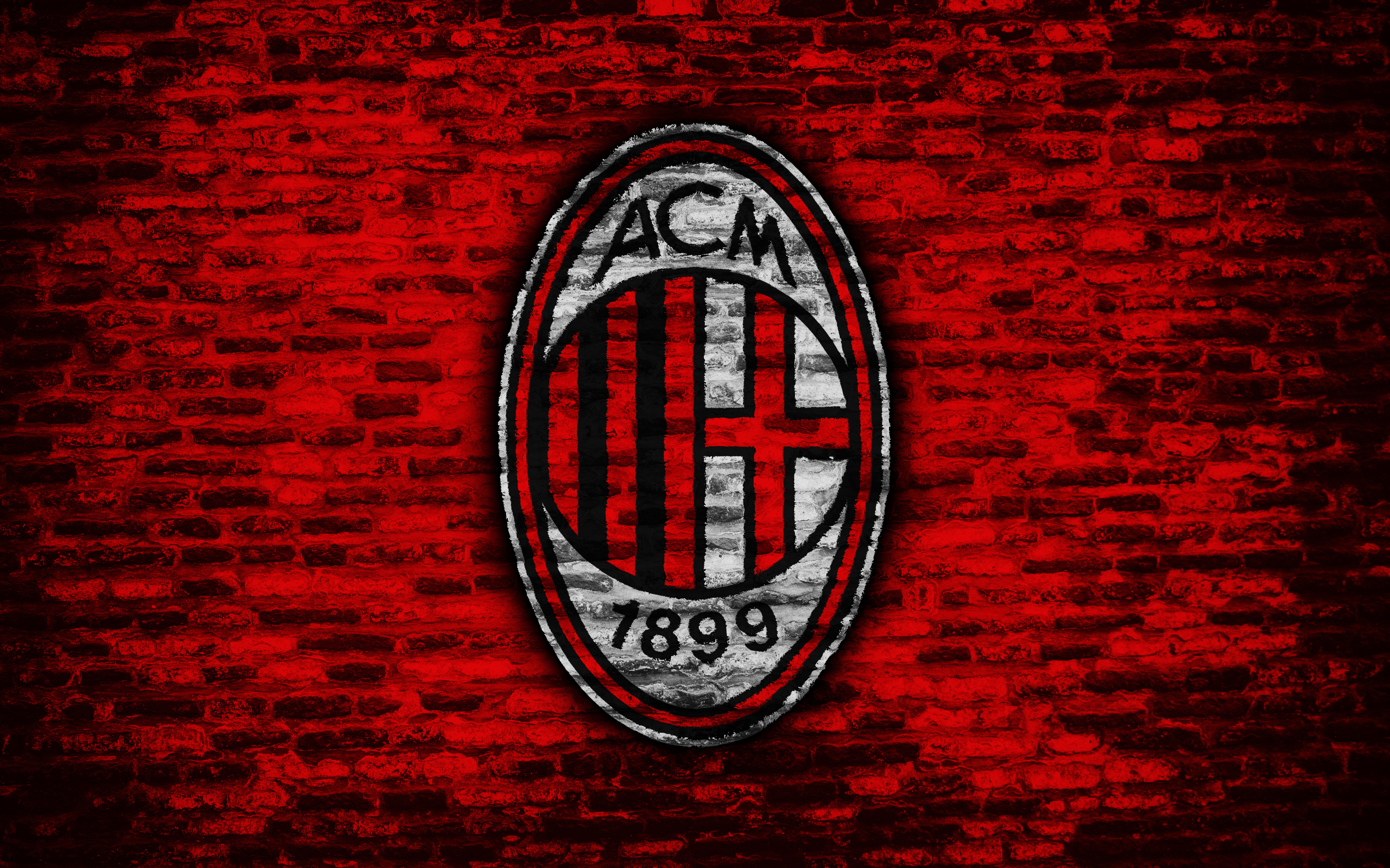 Милан ФК лого 4k