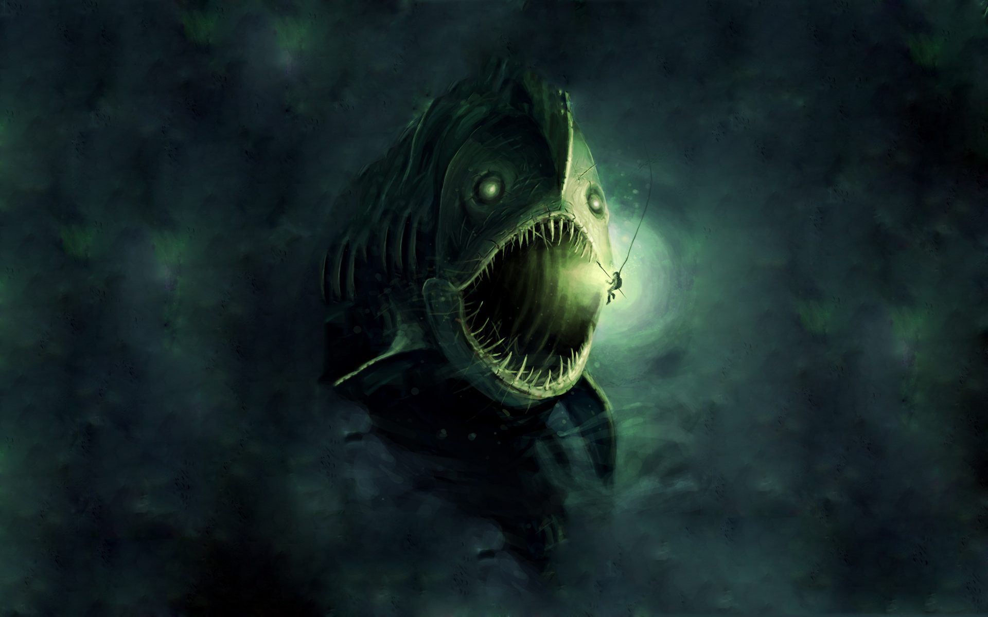 fantasy, sea monster Free Stock Photo
