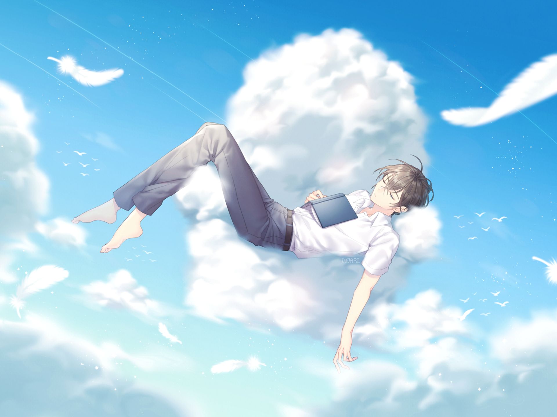 Летать в облаках арт