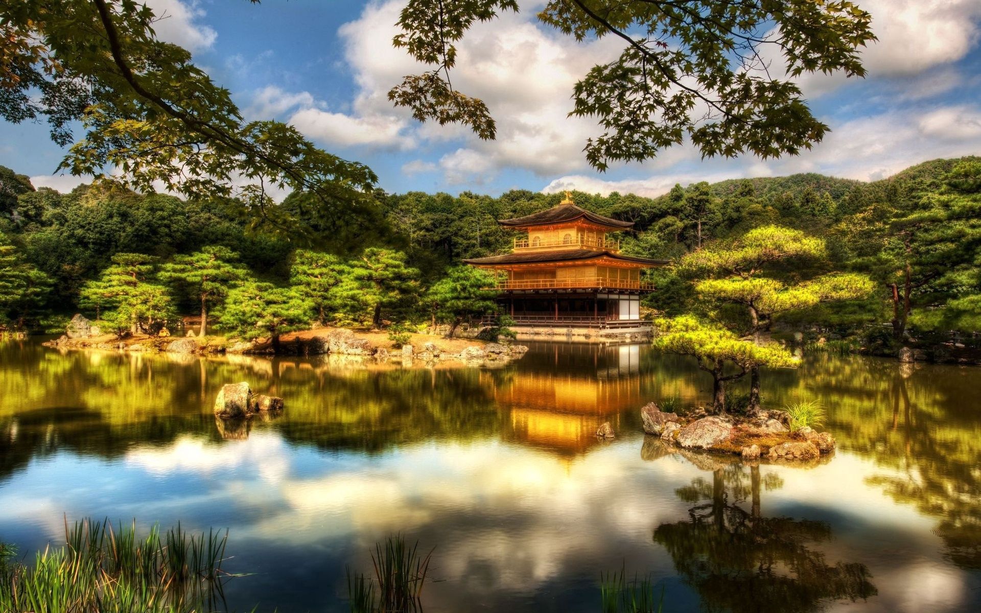 Free download wallpaper Cities, Reanji, Zen Garden, Garden Of Zen, Mirabel, Mirabell, Austria, Japan on your PC desktop
