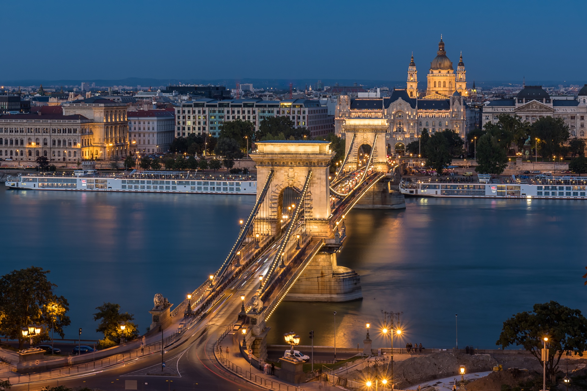 Мост Сечени в Будапеште