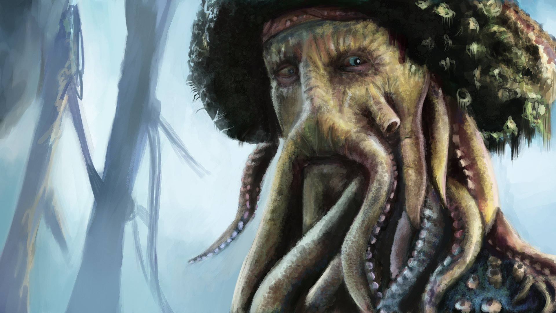 755934 Davy Jones Pirates of the Caribbean Glance  Rare Gallery HD  Wallpapers