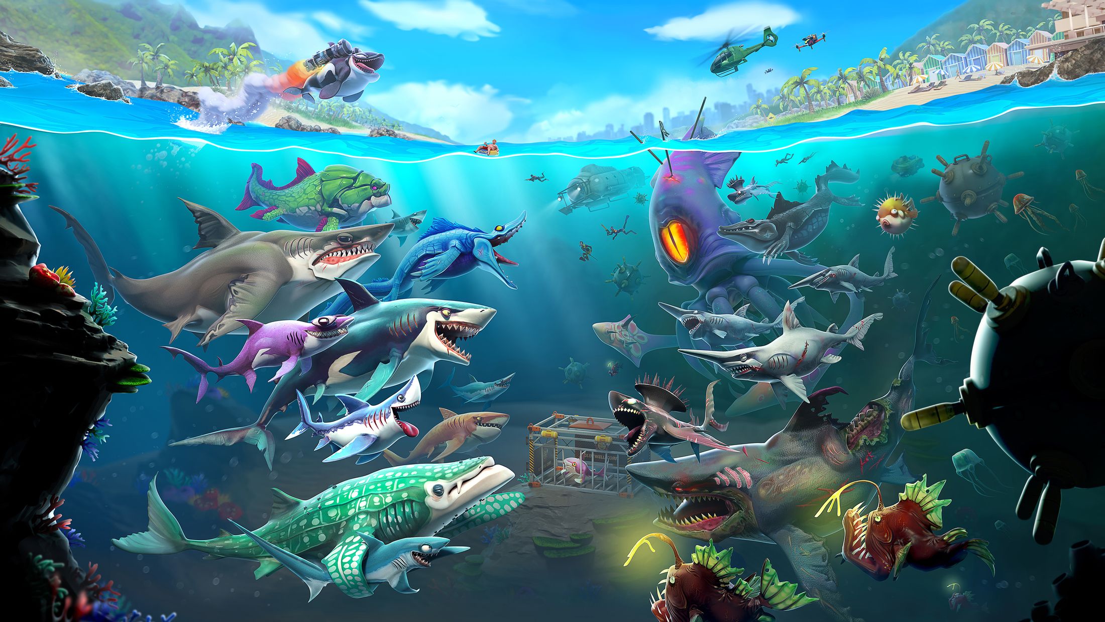 Игра hungry shark картинки