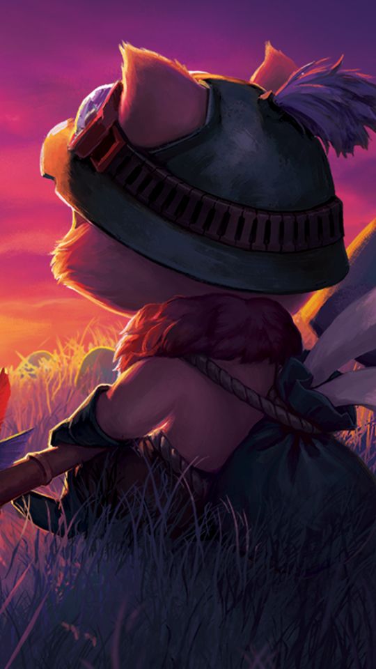 Live wallpaper Teemo in the sunset - LoL DOWNLOAD