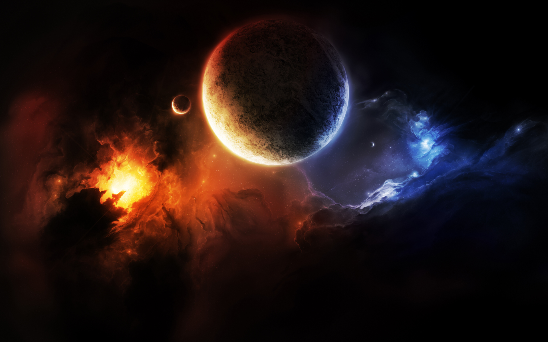 sci fi, planets, space, planet HD wallpaper