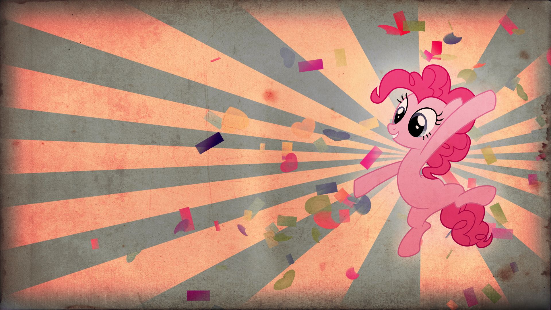 Free HD magic, tv show, my little pony: friendship is magic, confetti, my little pony, party, pie, pinkie pie, vector