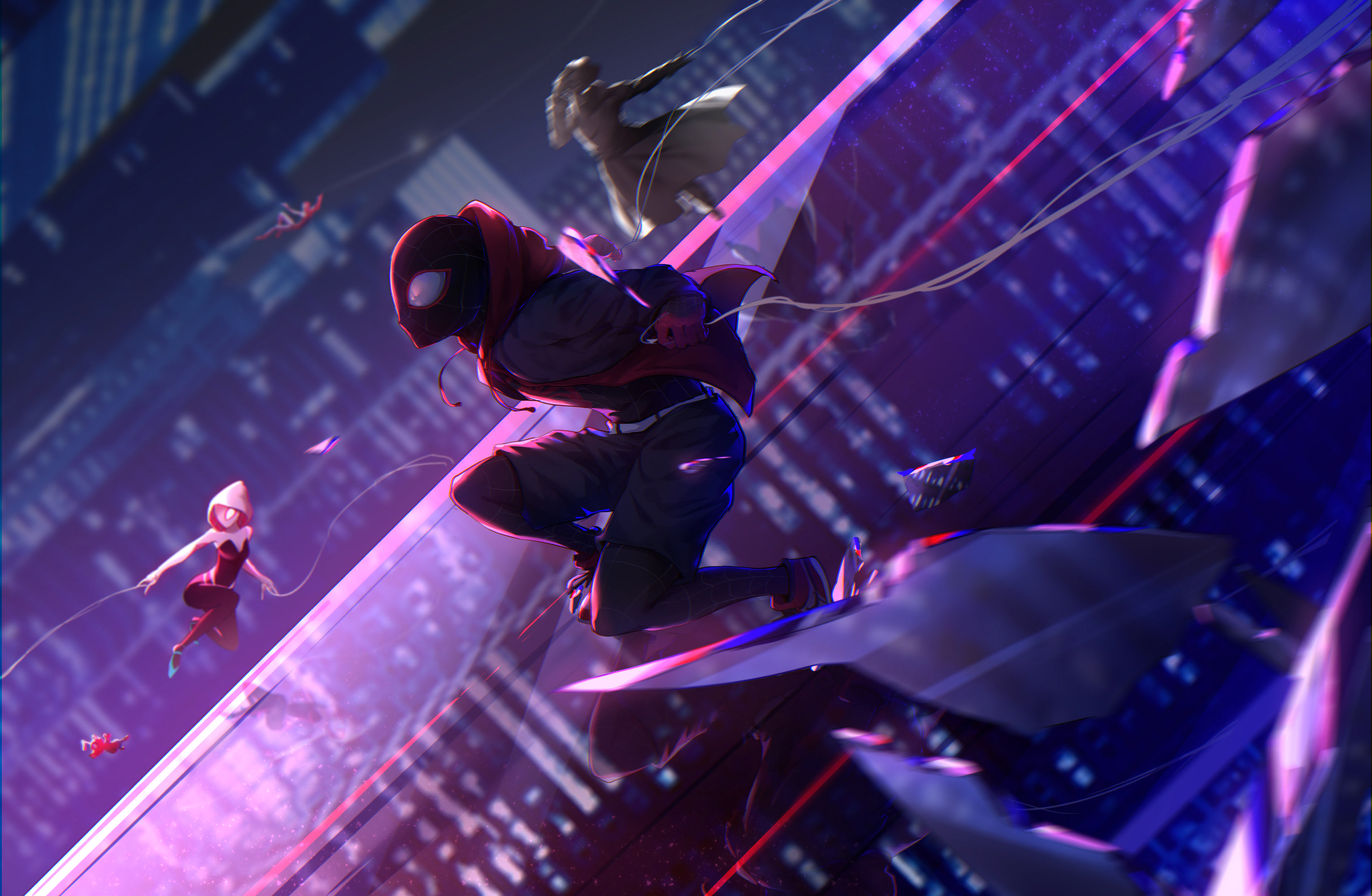 Los mejores fondos de pantalla de Spiderman Noir para la pantalla del teléfono
