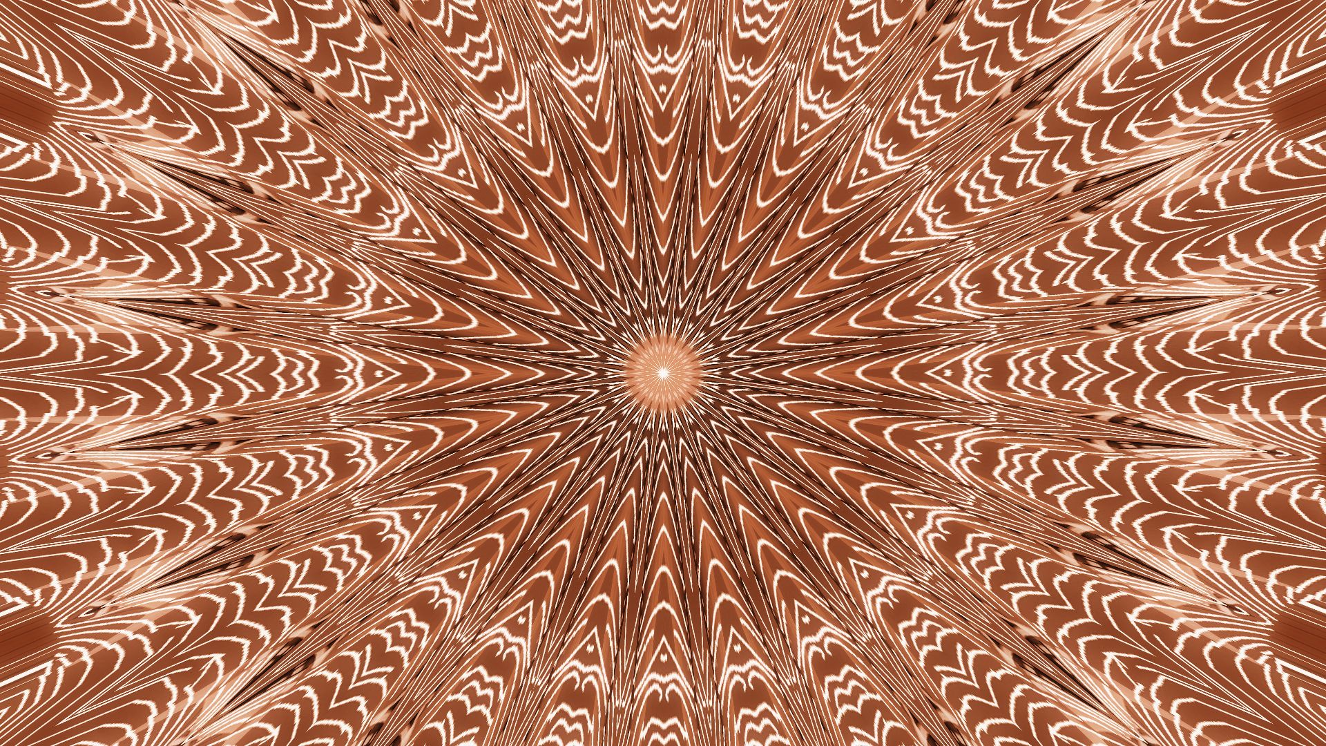 abstract, brown, circle, kaleidoscope, swirl 1080p