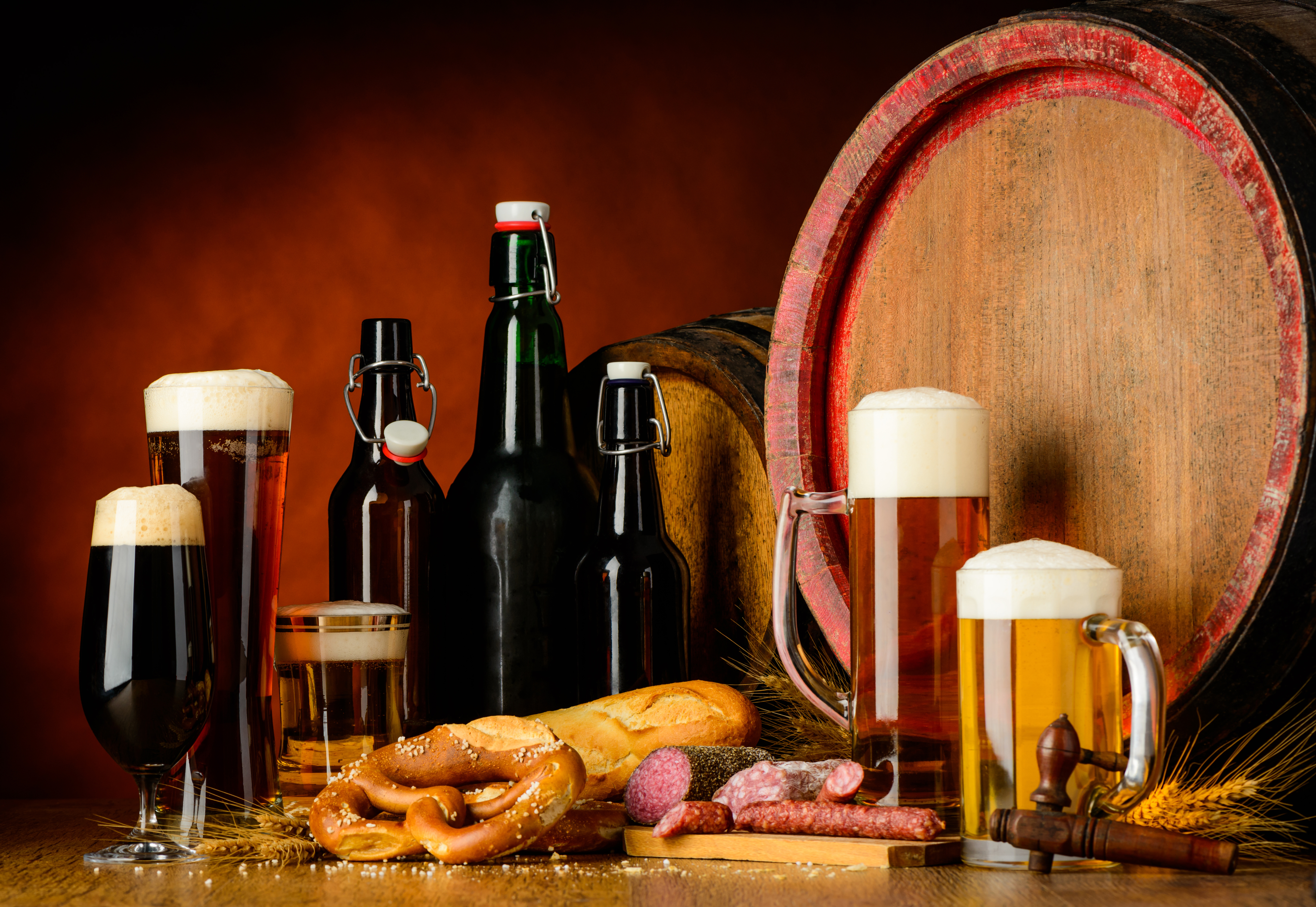 1529622 下載圖片 食物, 静物, 酒精, 桶, 啤酒, 瓶子, 饮品, 玻璃, 肉 - 免費壁紙和屏保