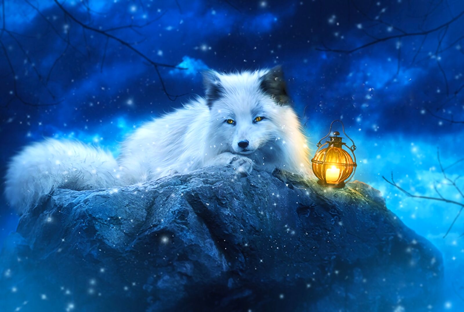 Новогодний волк