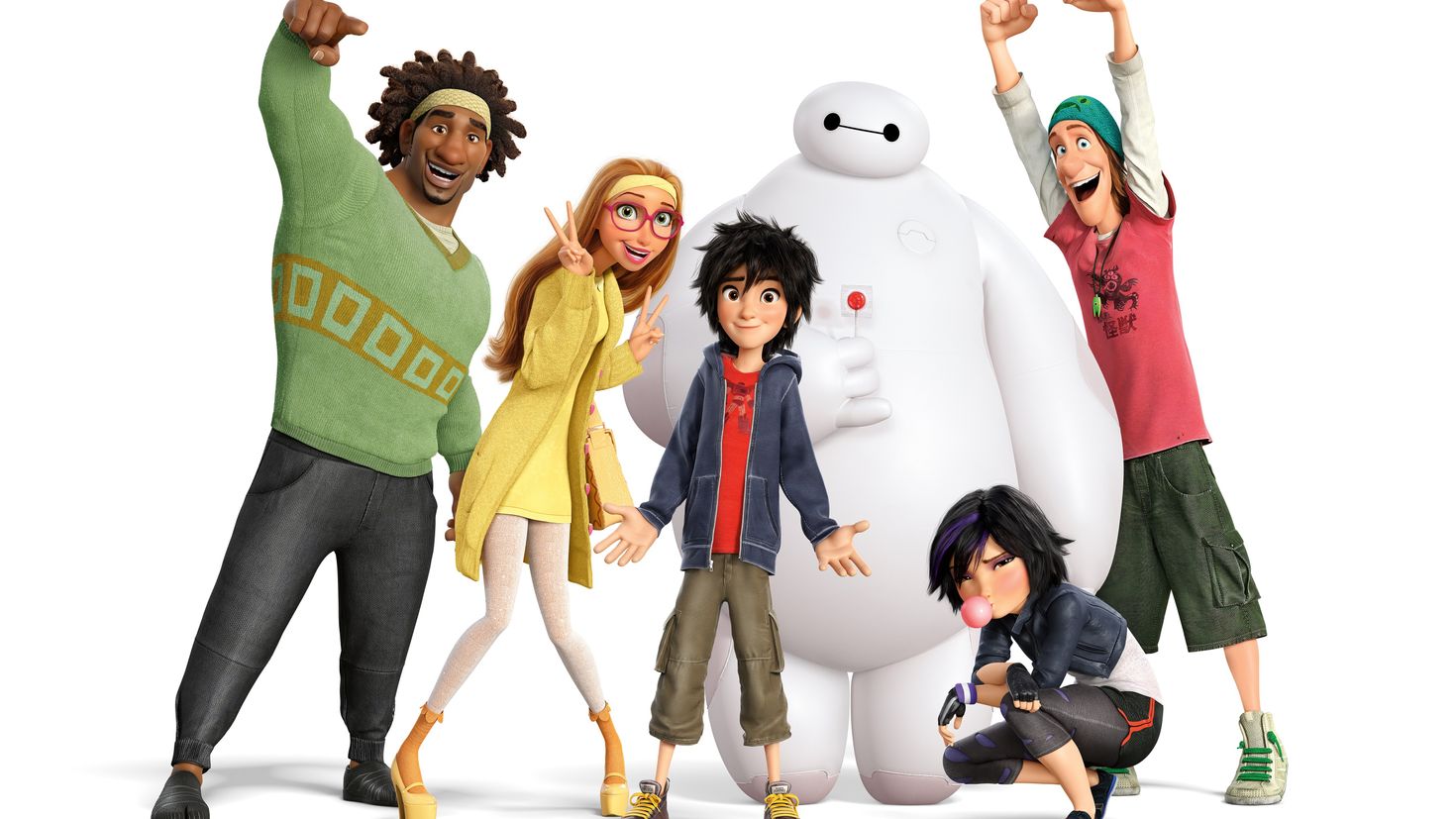 Город героев качество. Город героев / big Hero 6. Биг Хиро 6 персонажи.