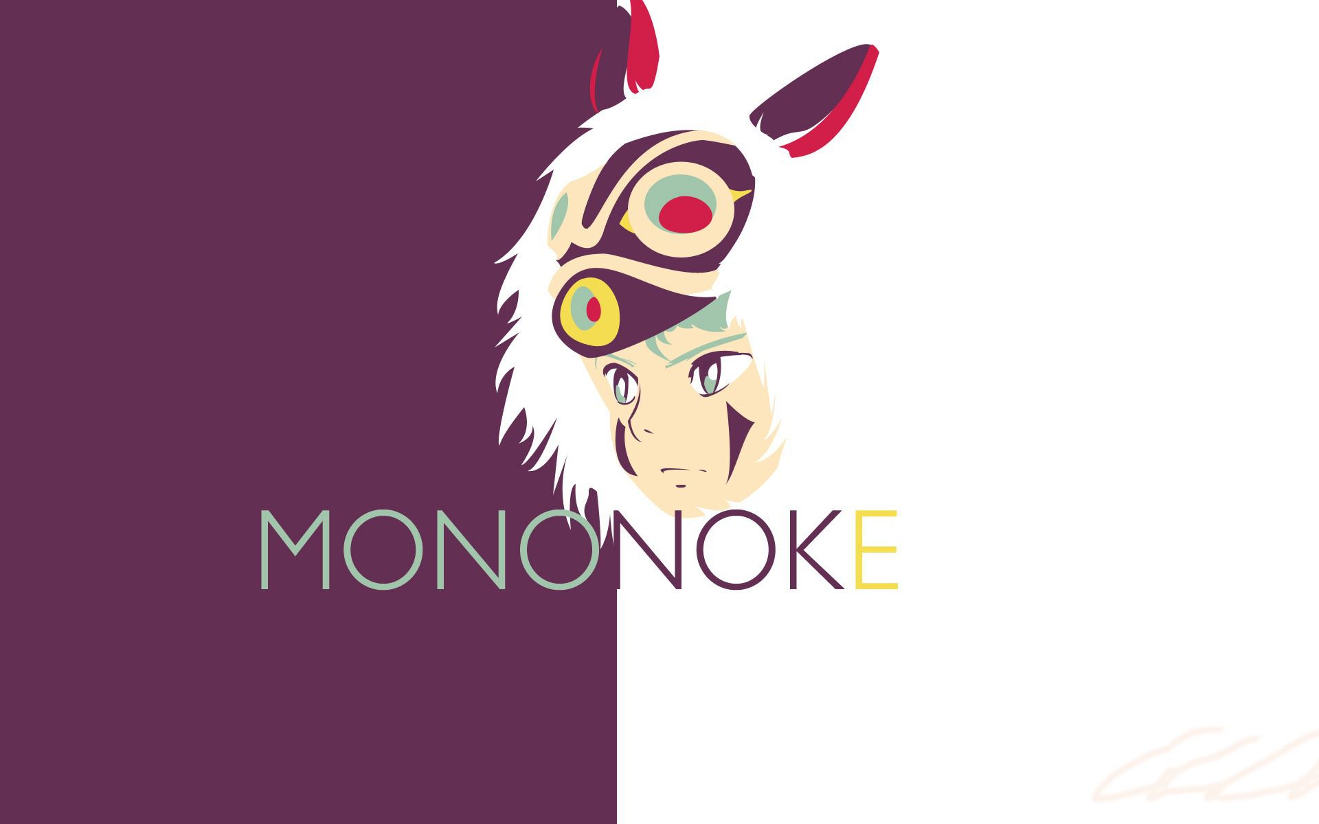 Принцесса Мононоке аниме лого