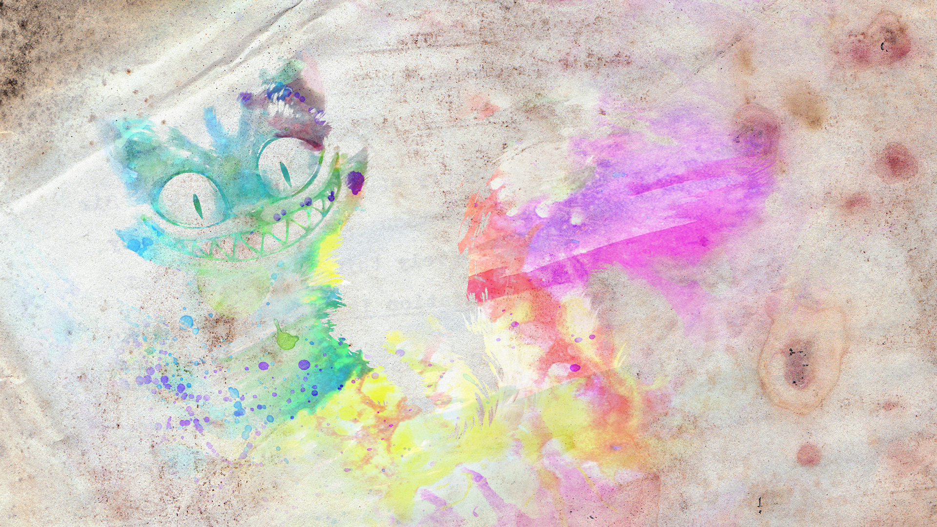 watercolor, animal, cat, colorful, cats