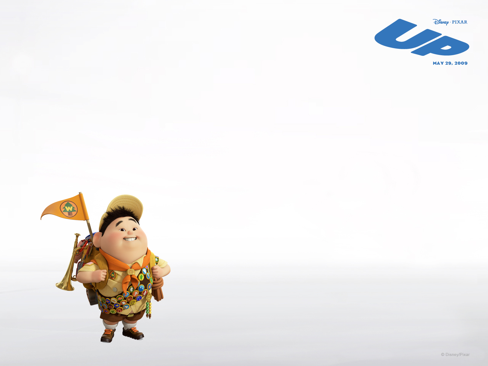 pixar, russell (up), movie, up, disney, up (movie) wallpaper for mobile