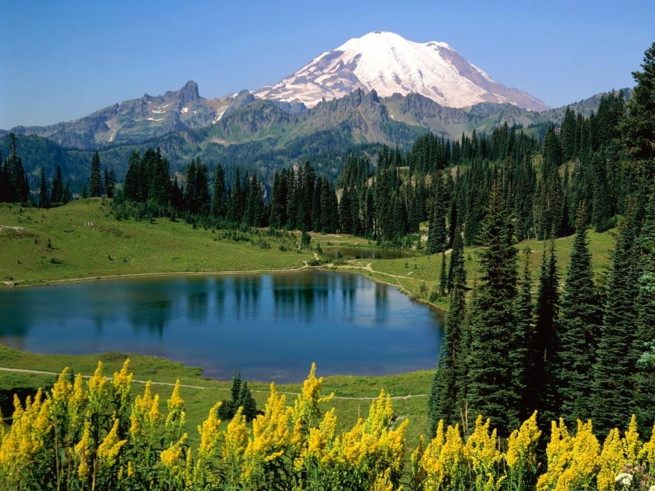 無料モバイル壁紙自然, 山脈, 湖, 風景をダウンロードします。