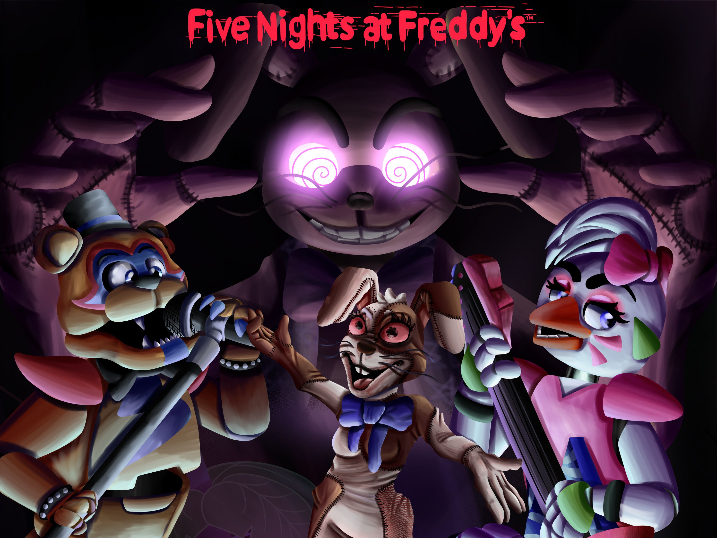 Five Nights At Freddys Security Breach Wallpapers  Top Free Five Nights  At Freddys Security Breach Backgrounds  WallpaperAccess