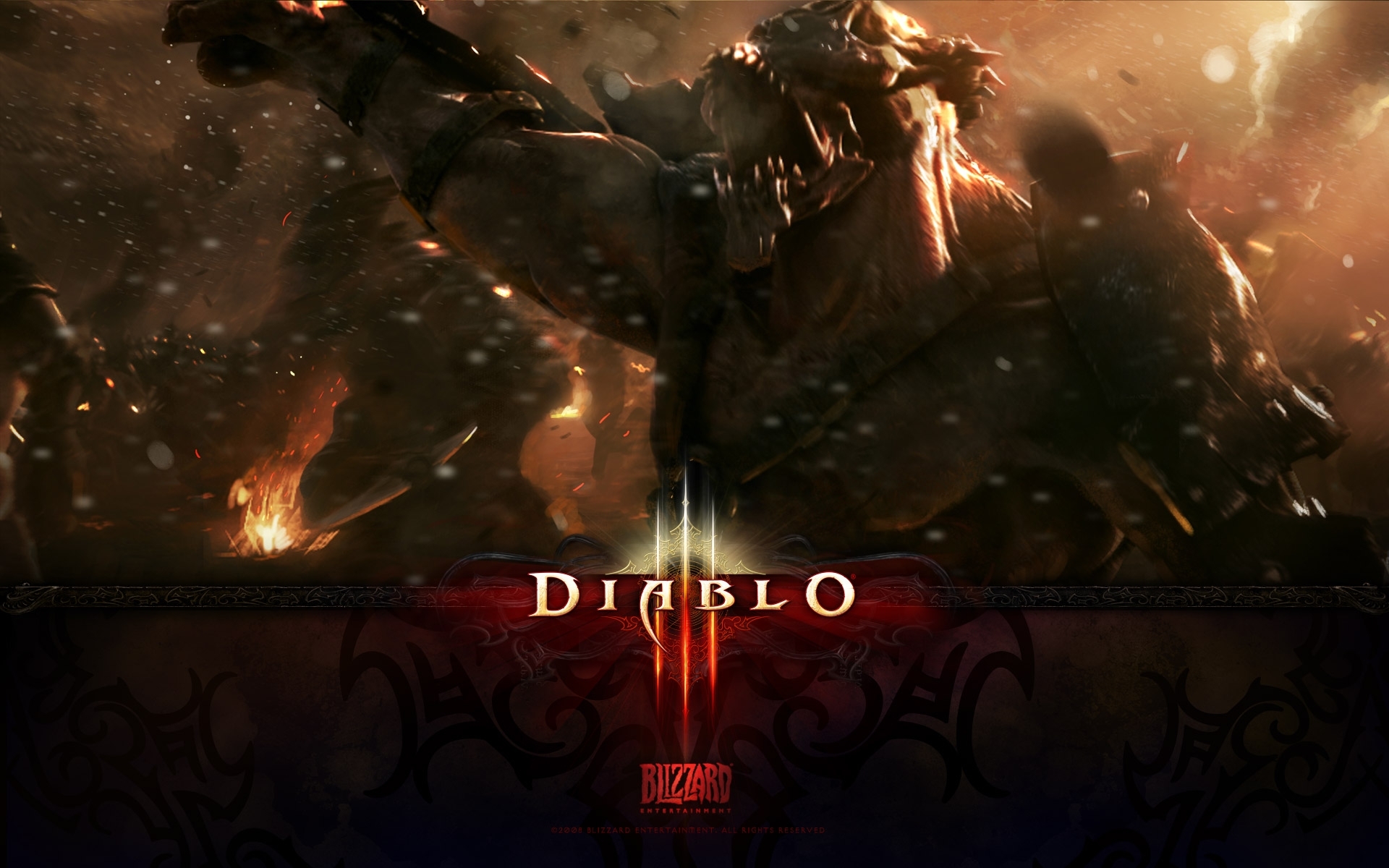 Популярні заставки і фони Diablo на комп'ютер