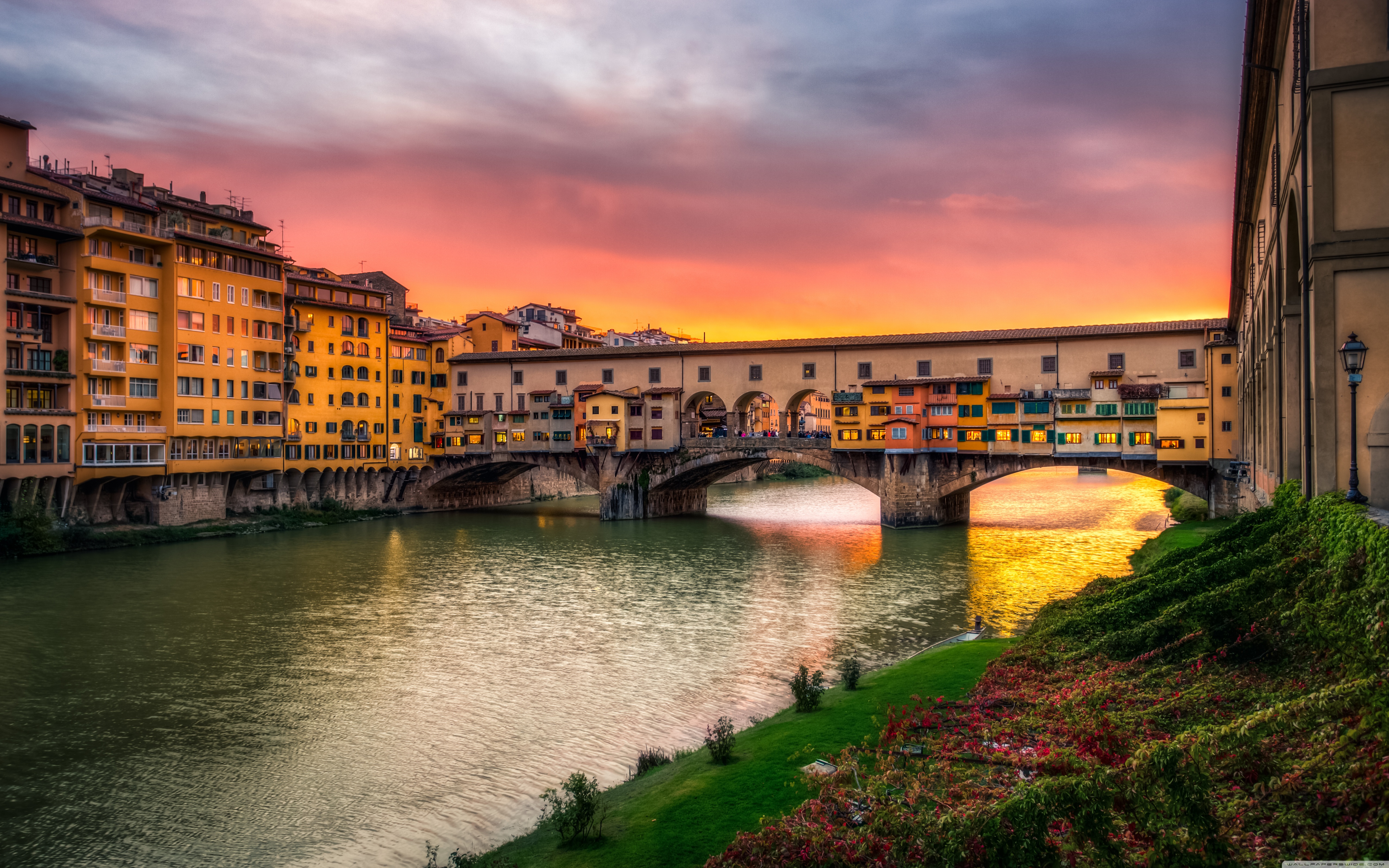 Die besten Ponte Vecchio-Hintergründe für den Telefonbildschirm