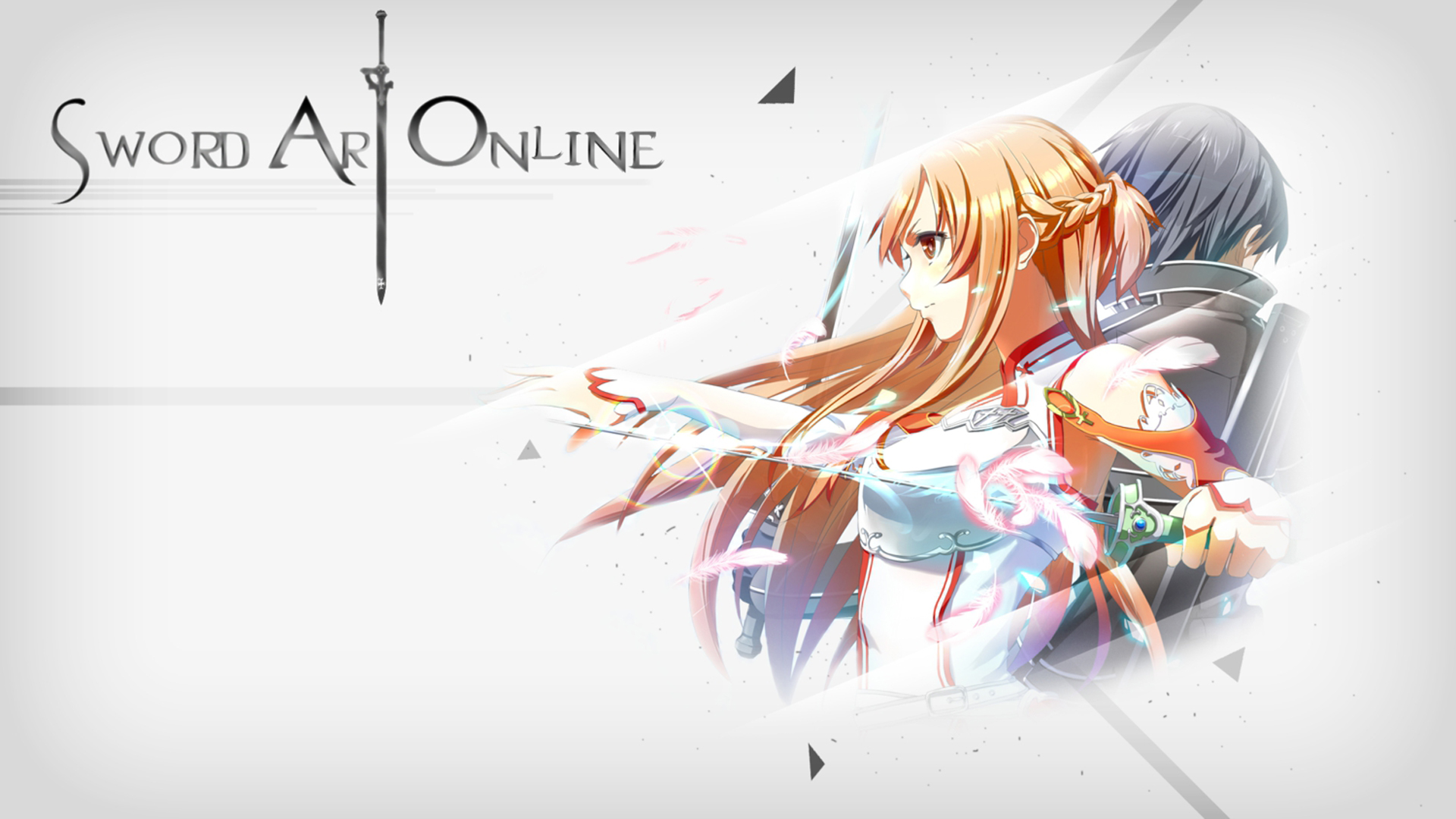290575 télécharger le fond d'écran animé, sword art online, asuna yuki, kirito (art de l'épée en ligne) - économiseurs d'écran et images gratuitement