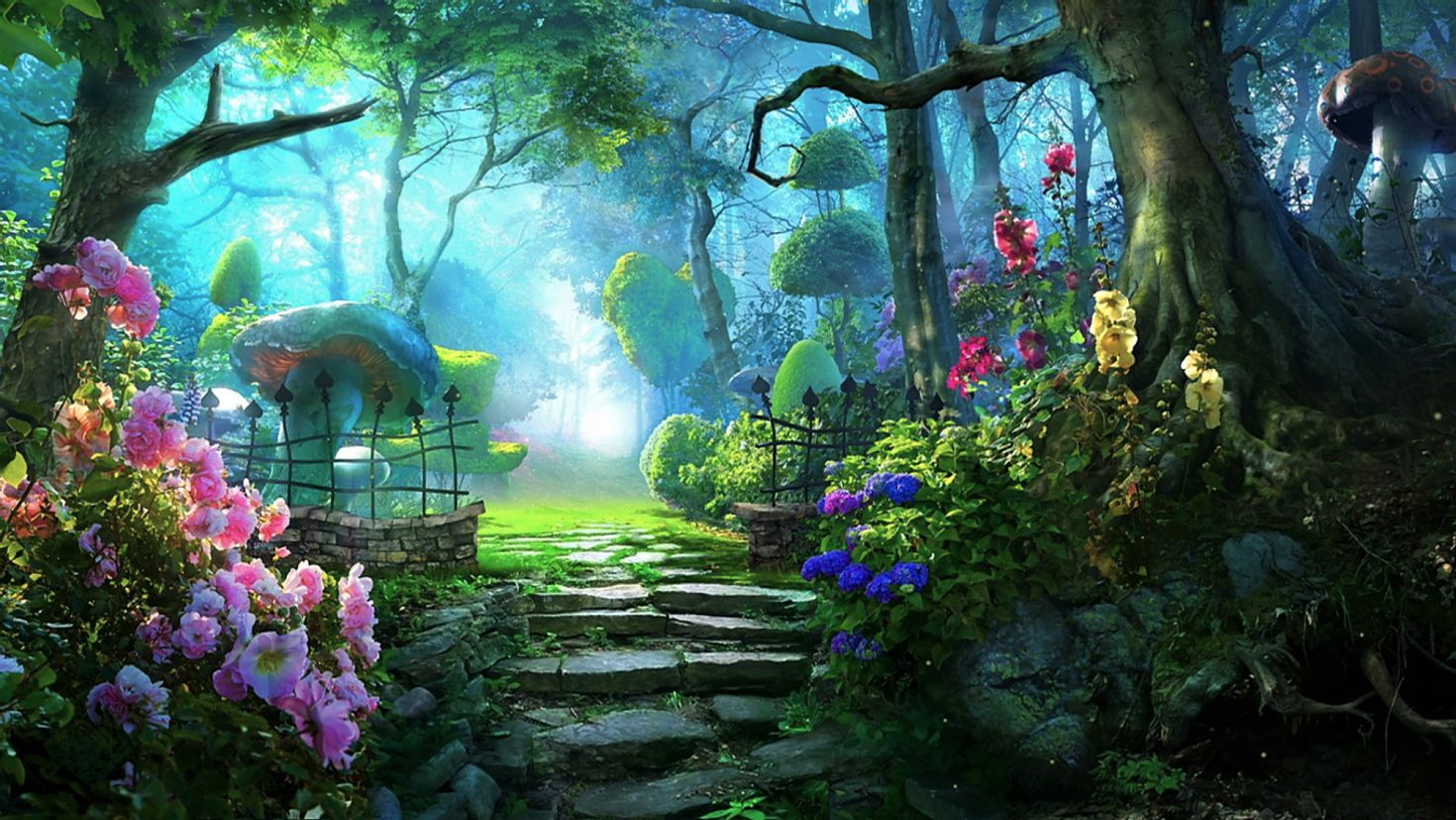 Заколдованные картинки. Мэджик Гарден сказочный сад. Фейри Гарден. Сказочный лес. Сказочная природа.