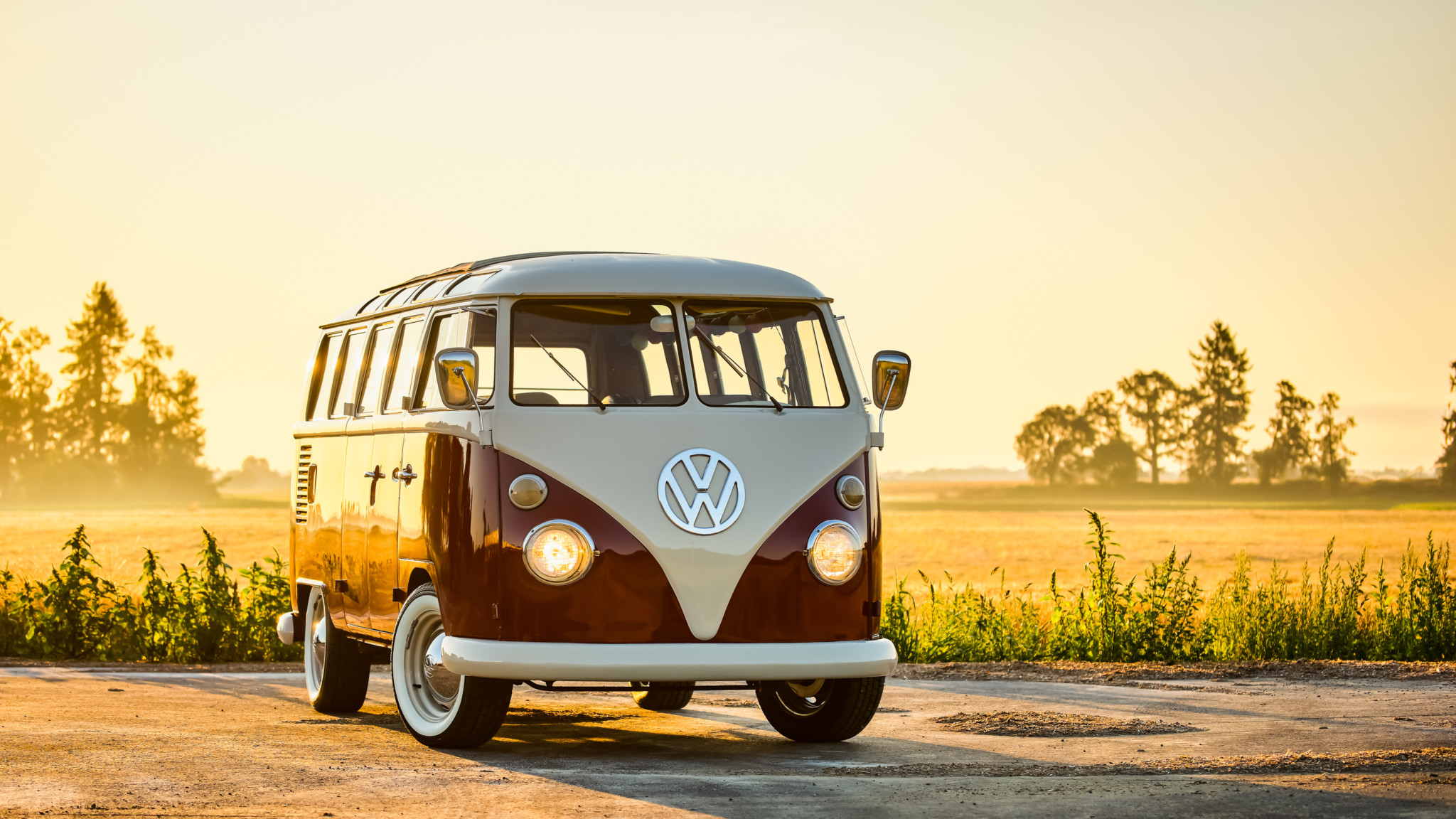 Laden Sie Volkswagen Typ 2 Bus HD-Desktop-Hintergründe herunter