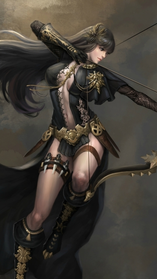 Download mobile wallpaper Fantasy, Archer, Woman Warrior for free.