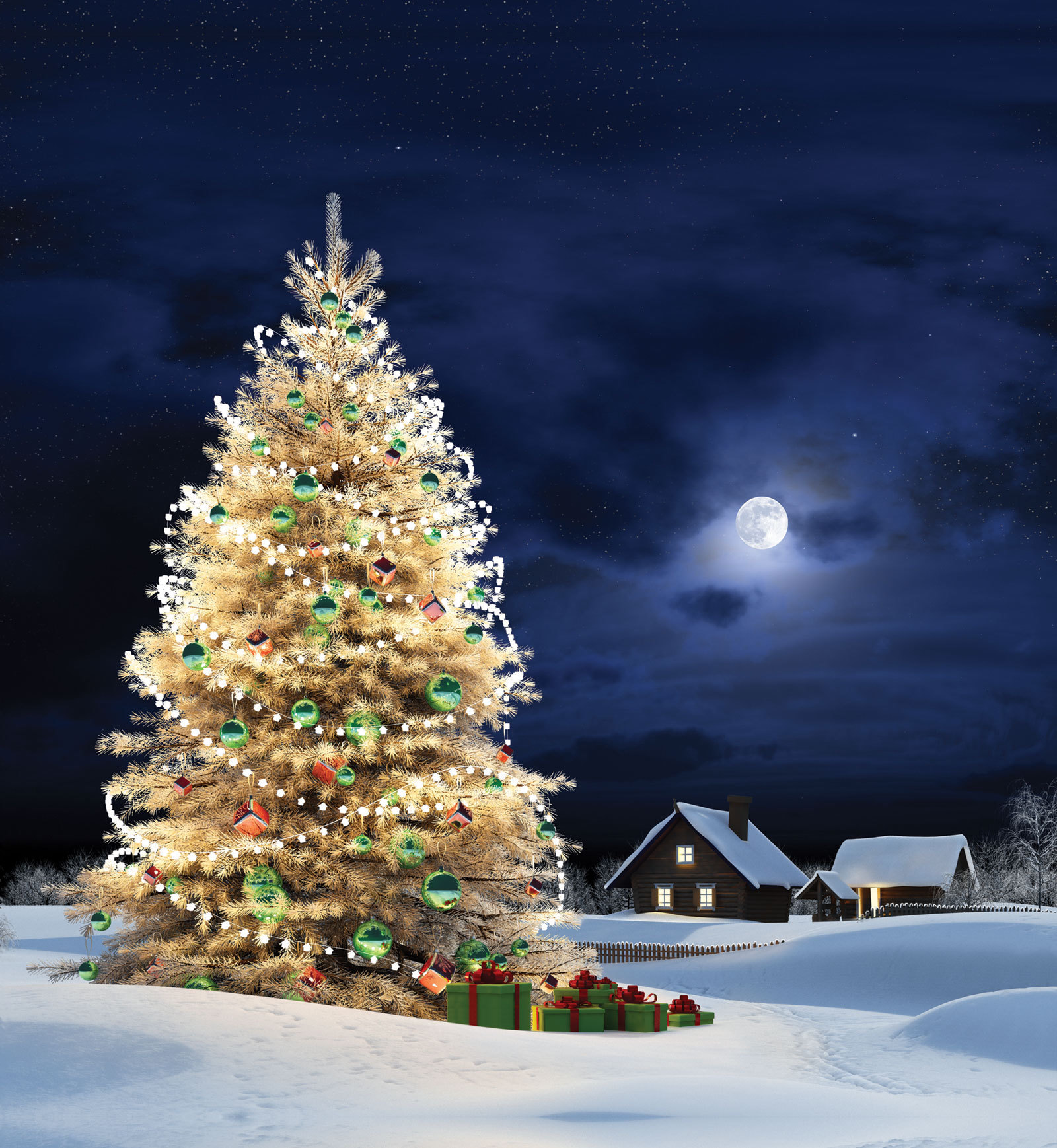 christmas xmas, fir trees, landscape, holidays, winter, trees, new year, blue