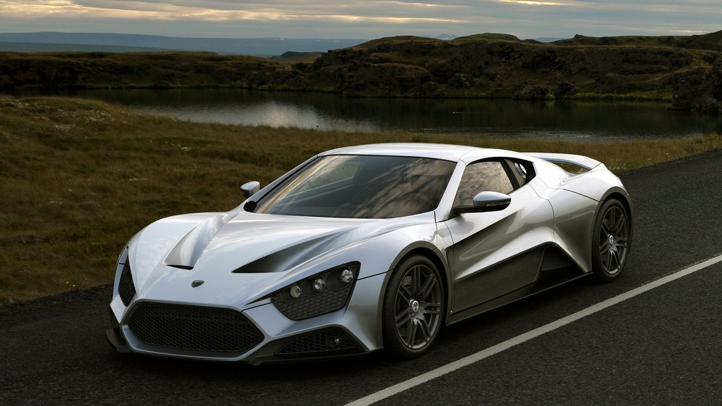 Zenvo st1 красный