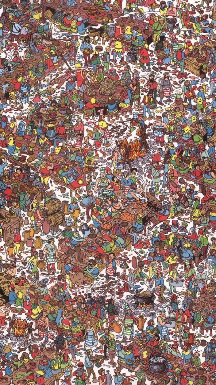 Download mobile wallpaper People, Game, Where's Waldo? for free.