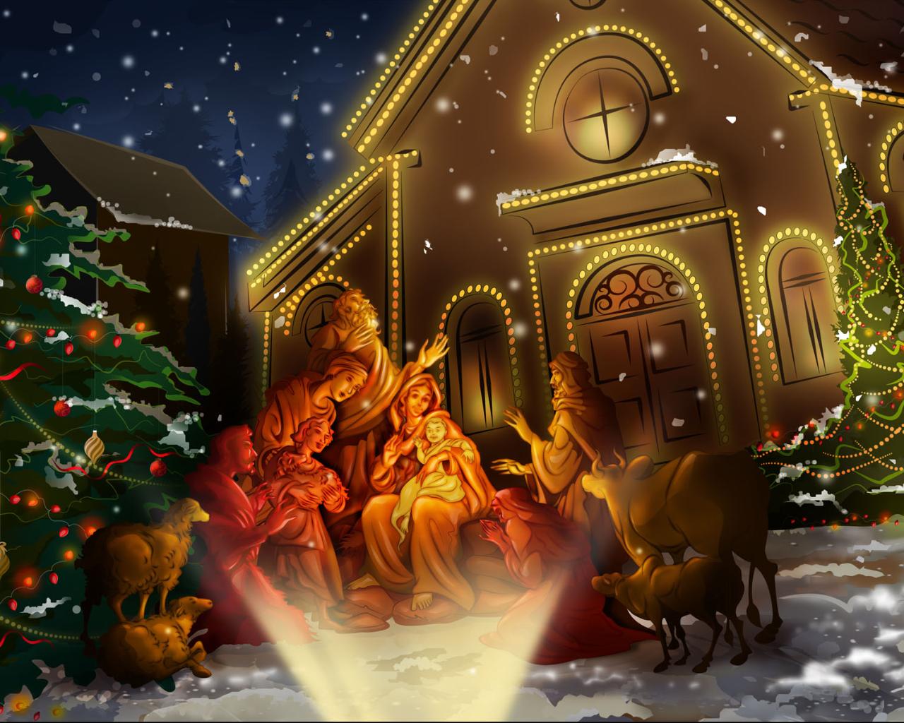 Завантажити шпалери Різдво Христове на телефон безкоштовно