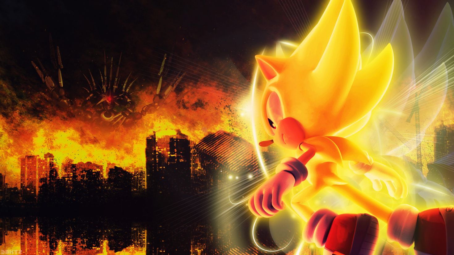 Super sonic. Супер Соник валпепер. Супер Соник 2022. Супер Соник x. Sonic обои на рабочий стол 1920х1080.