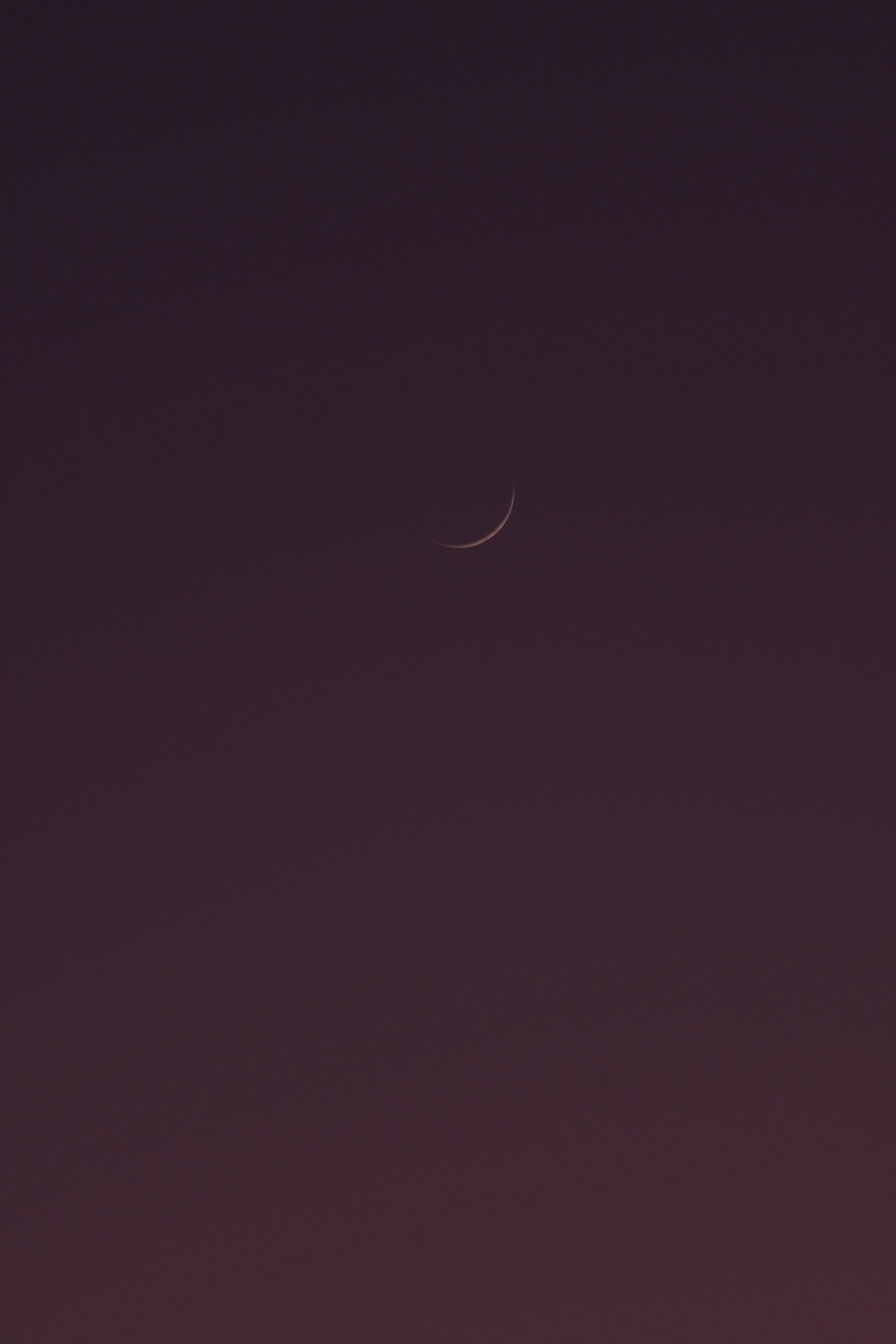 Download mobile wallpaper Moon, Sky, Night, Minimalism for free.
