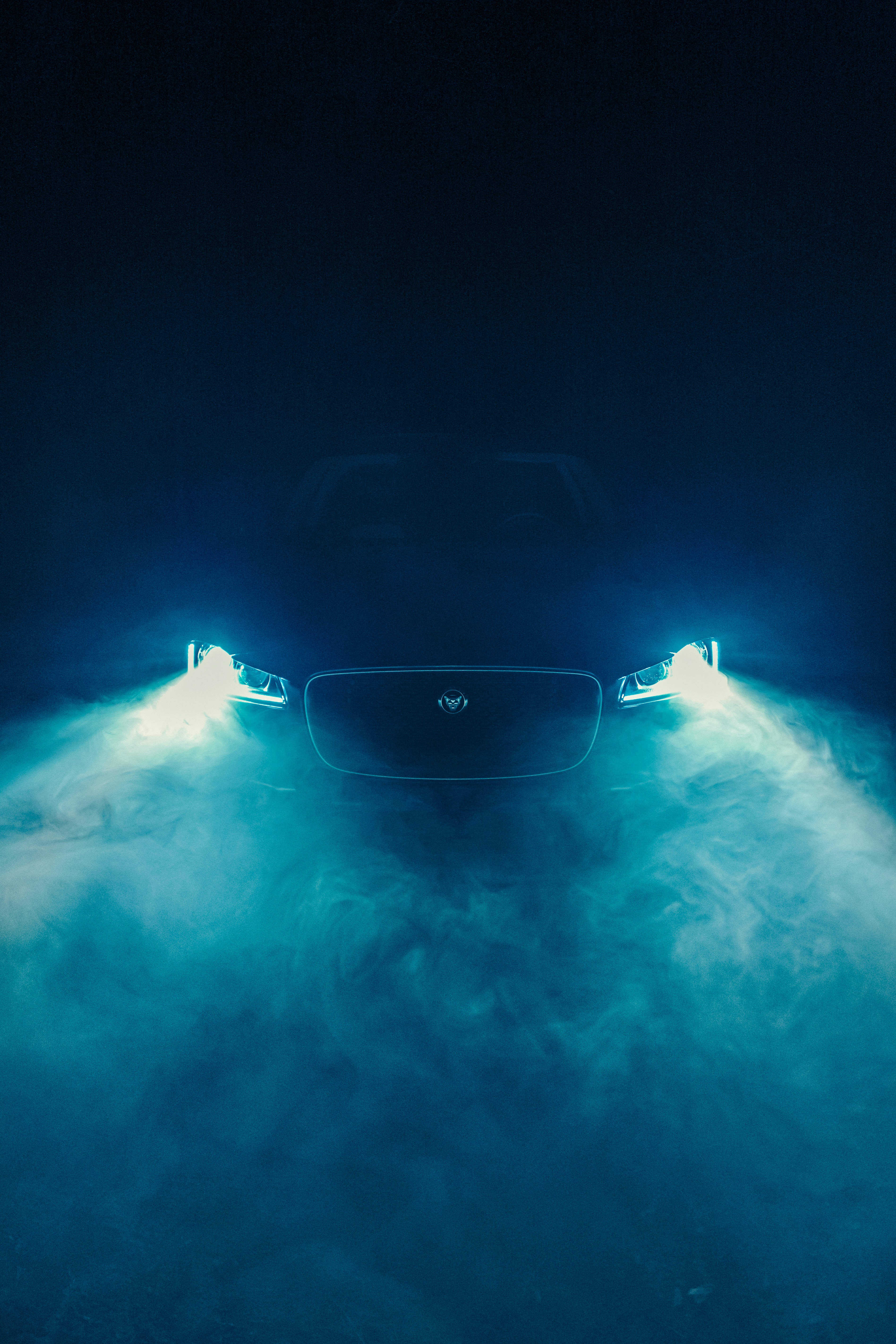 lights, headlights, jaguar f pace, jaguar, cars, fog, car 1080p